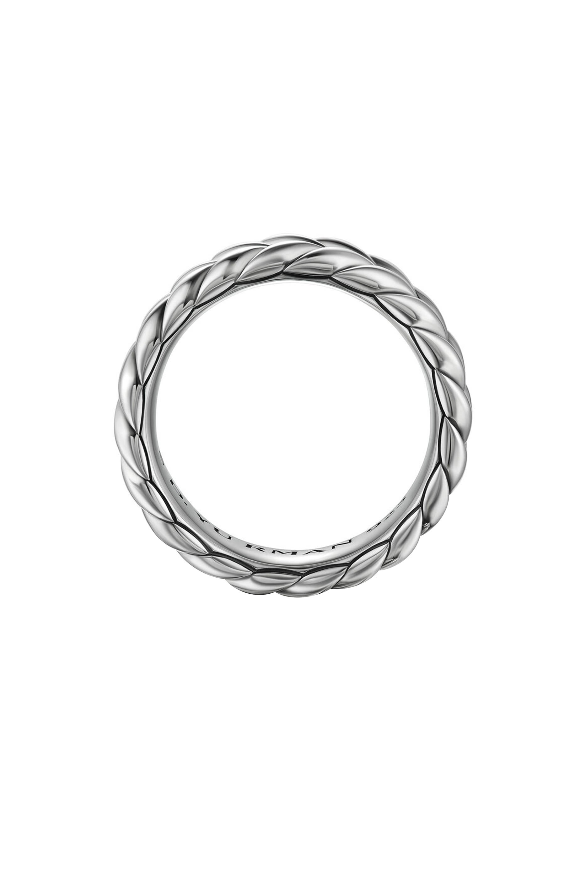 Chevron Band Ring, Sterling Silver