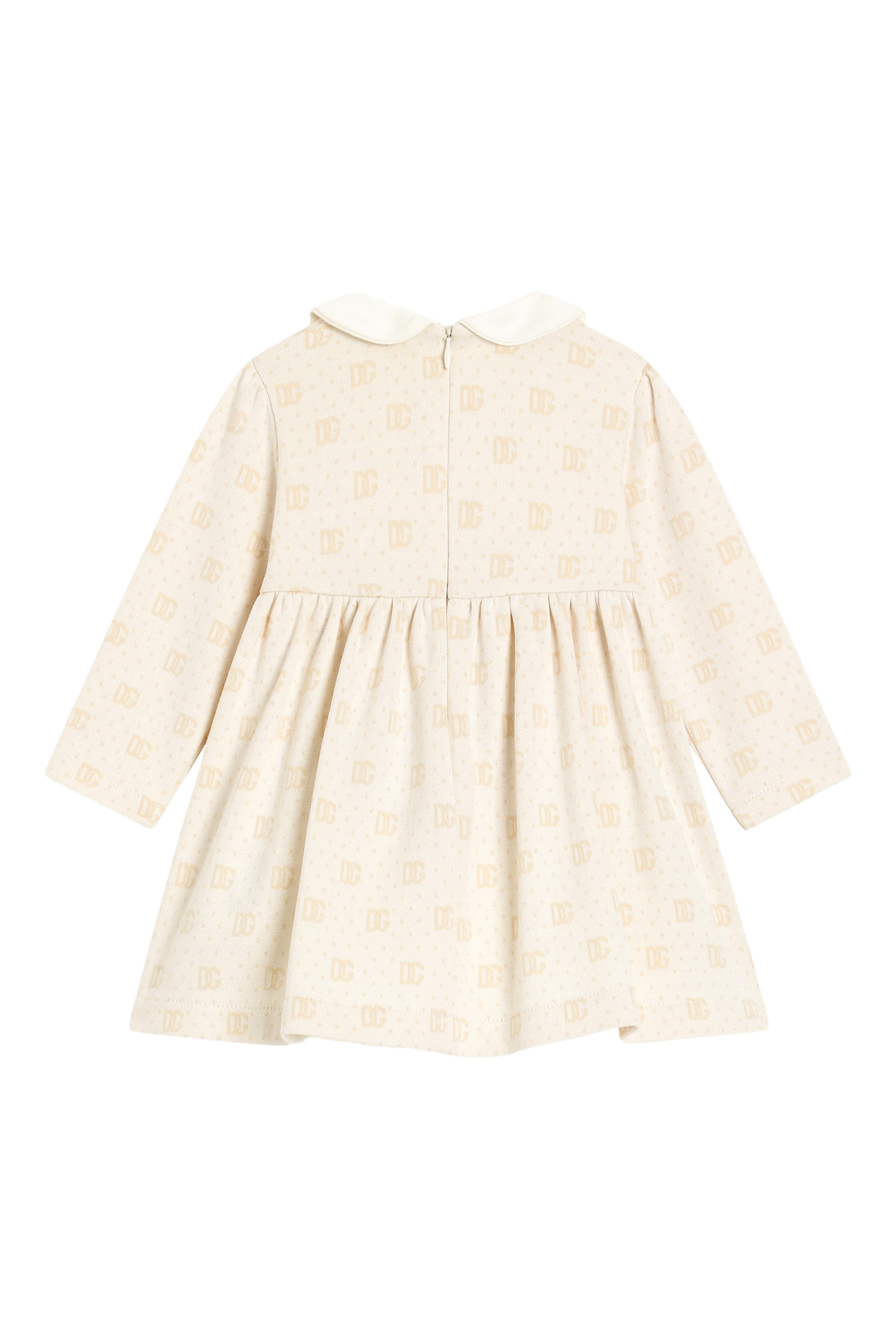 Kids DG Jacquard and Polka Dot Dress