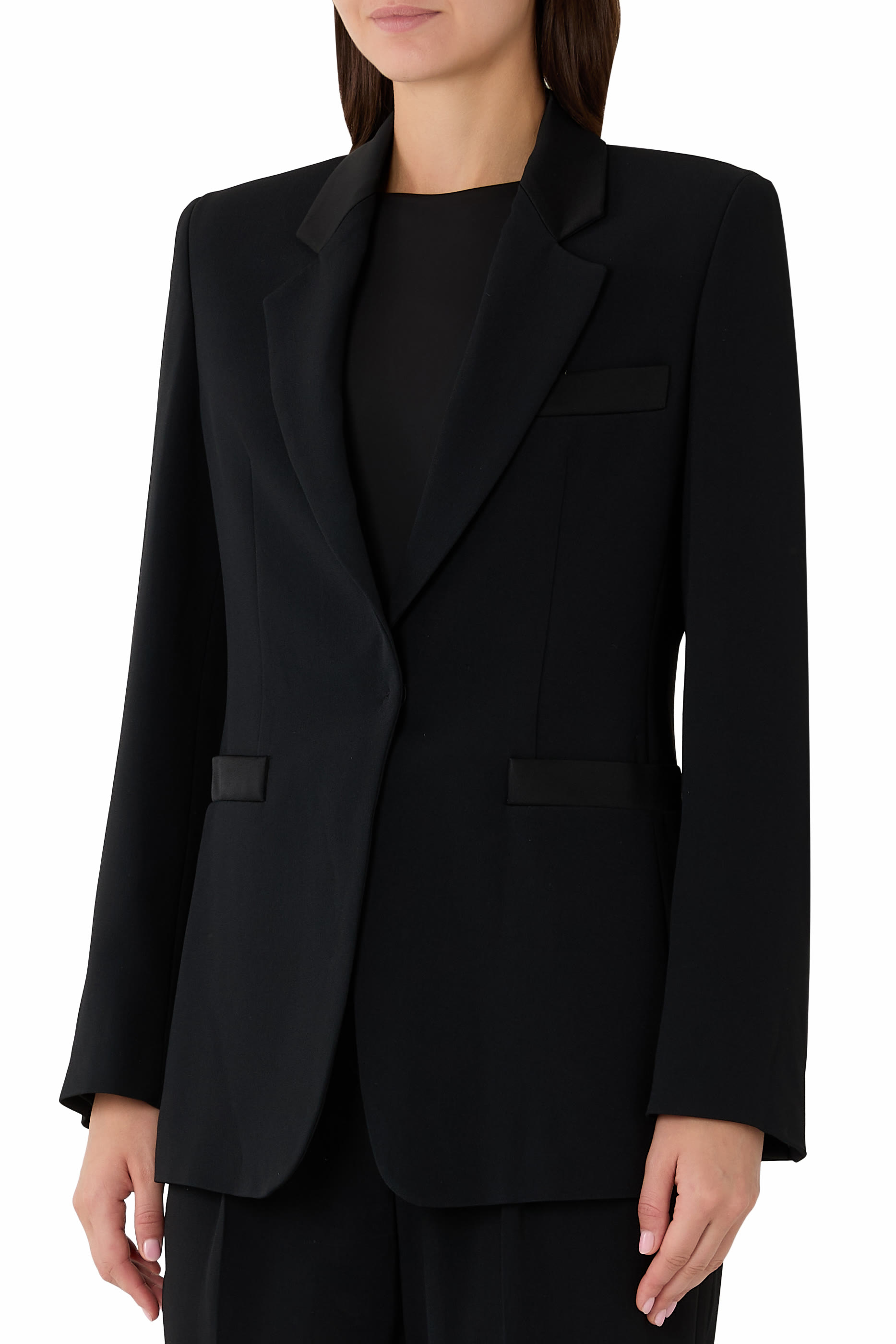 Buttoned Cuffs Blazer