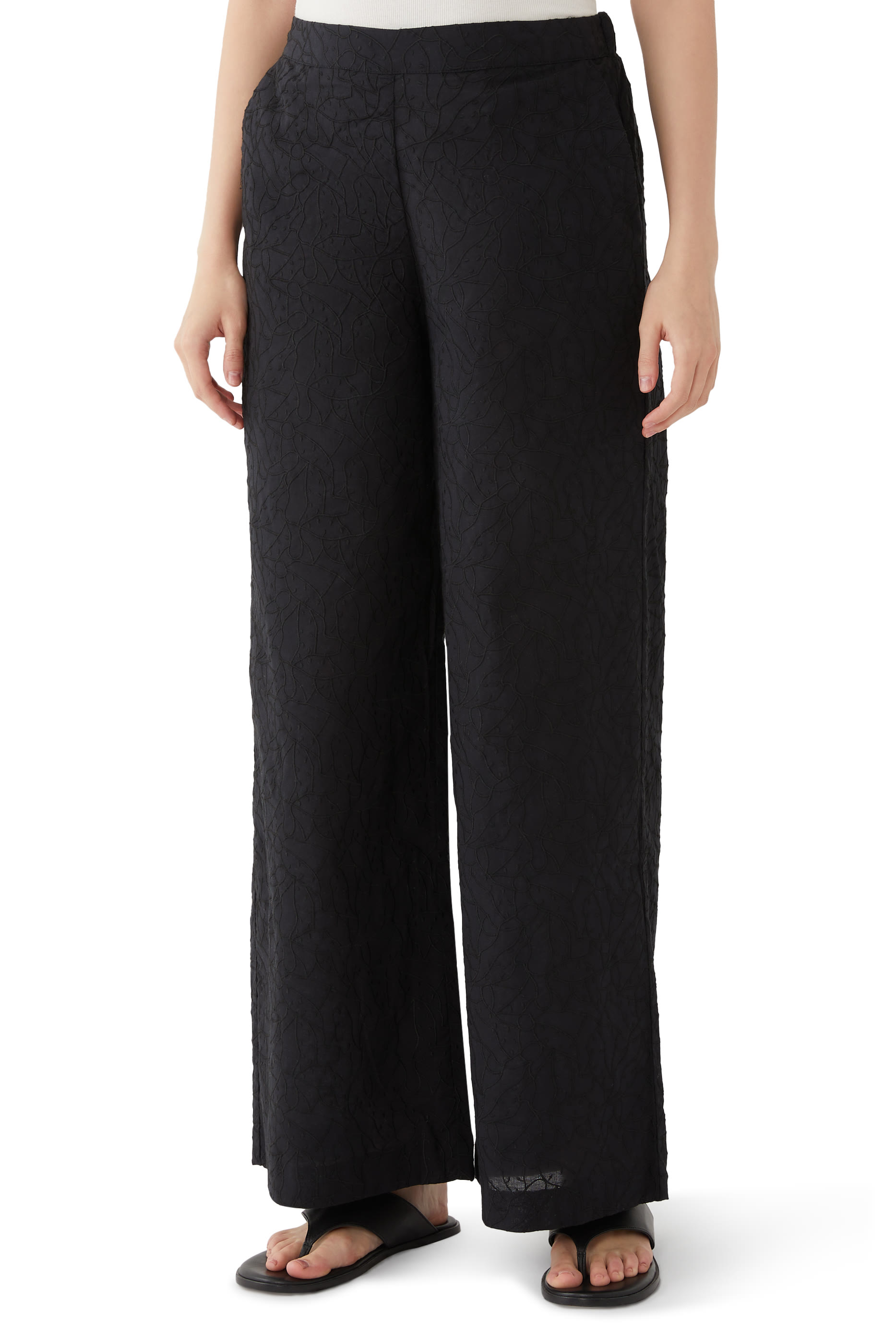 Wide Leg Trousers
