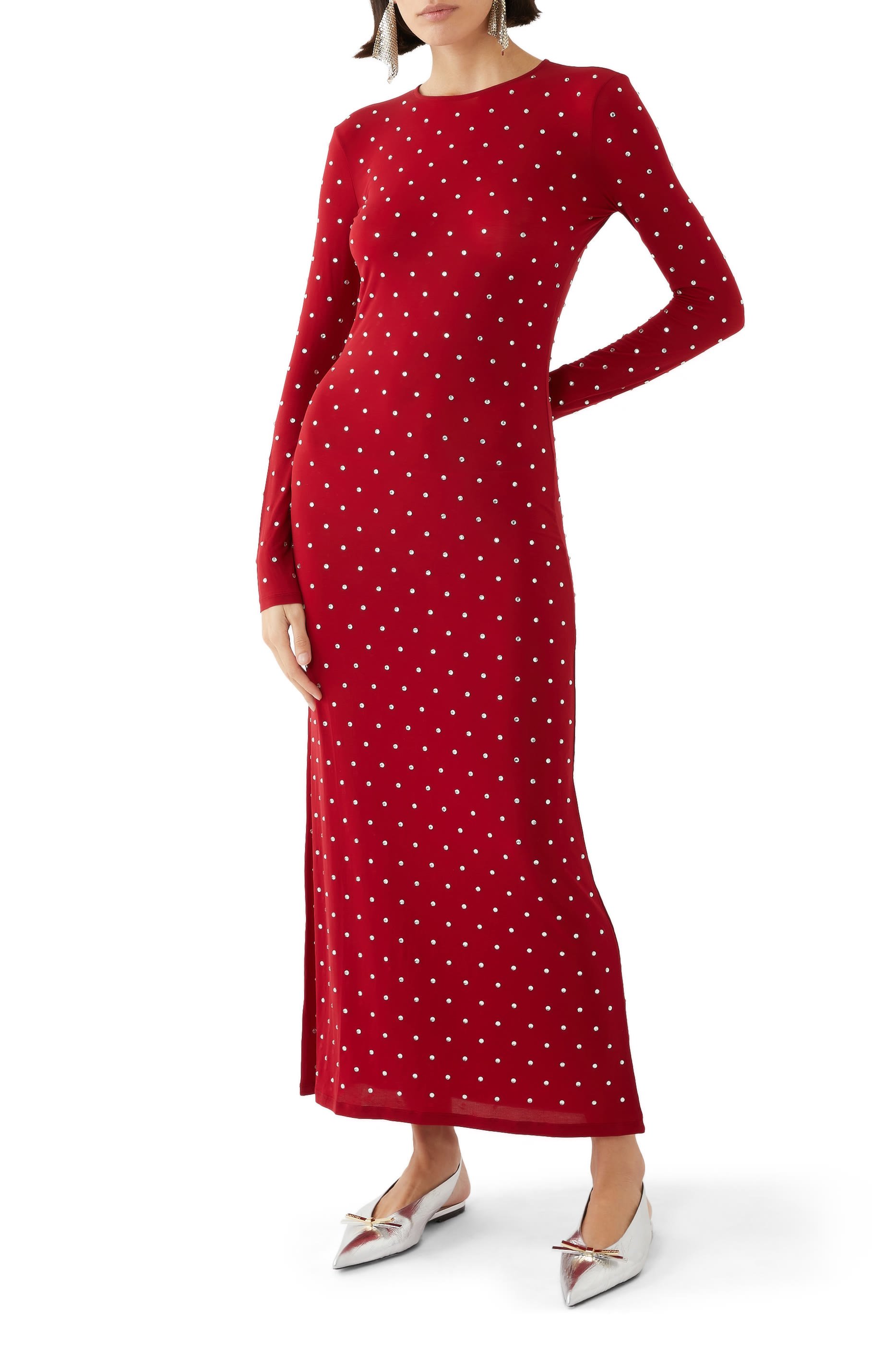 Crystal Jersey Maxi Dress