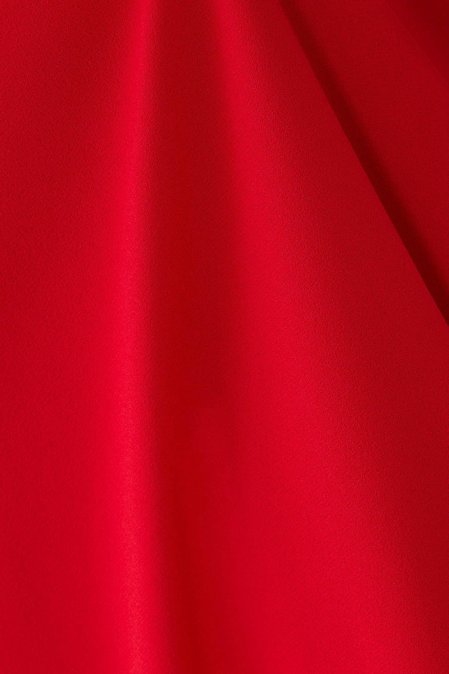 Strapless Curved Neckline Gown