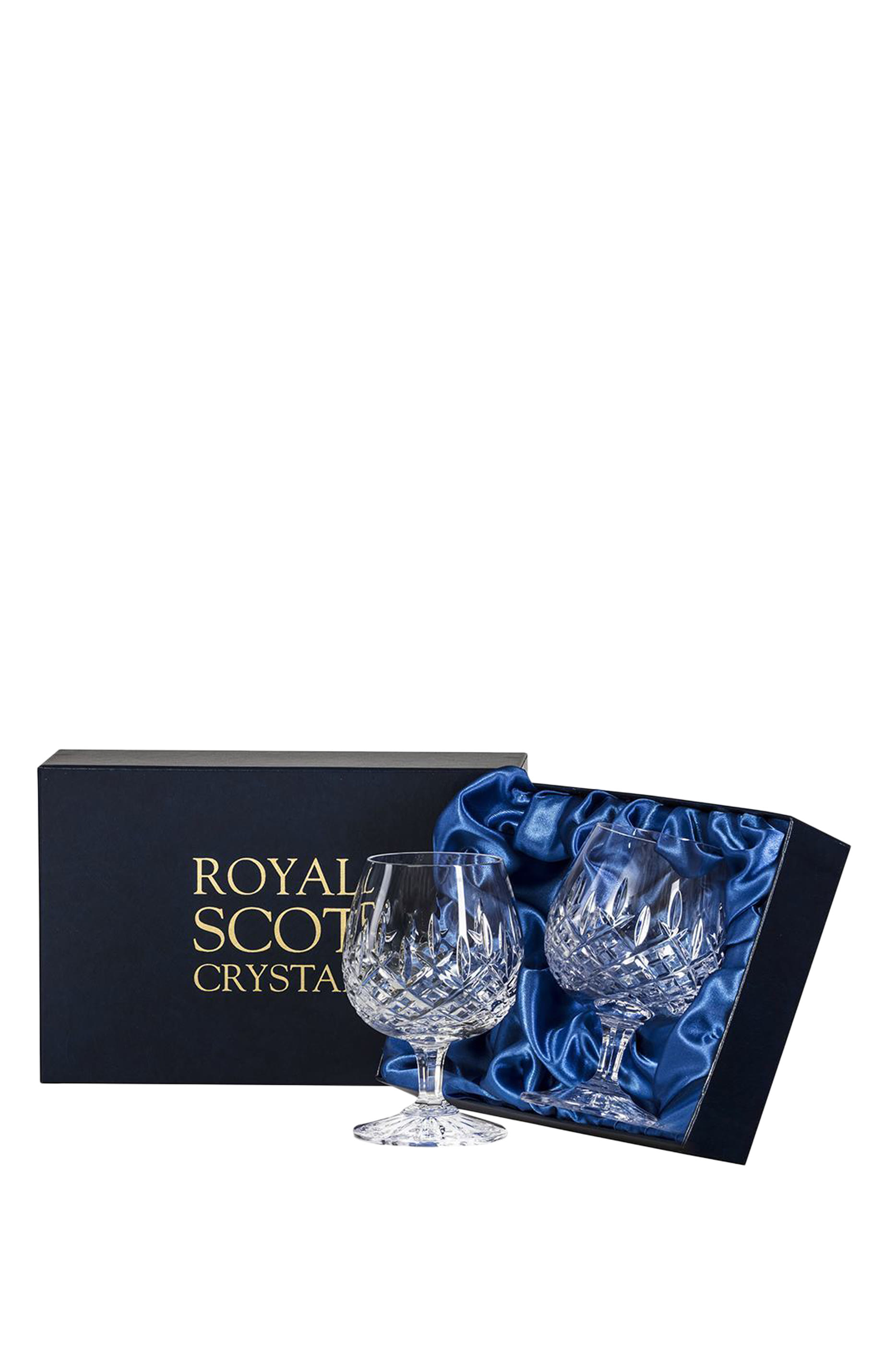 Brandy Crystal Glasses, Set of 2