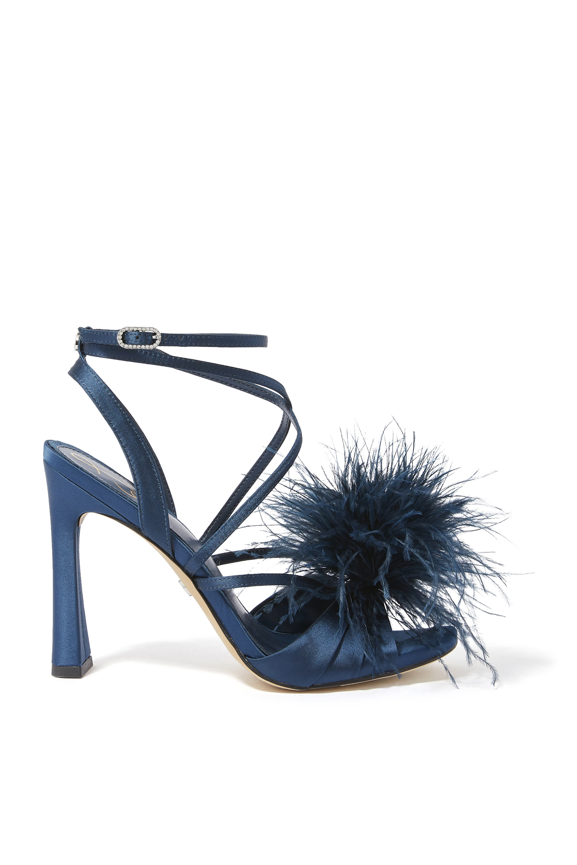 Layton 100 Feather Satin Sandals