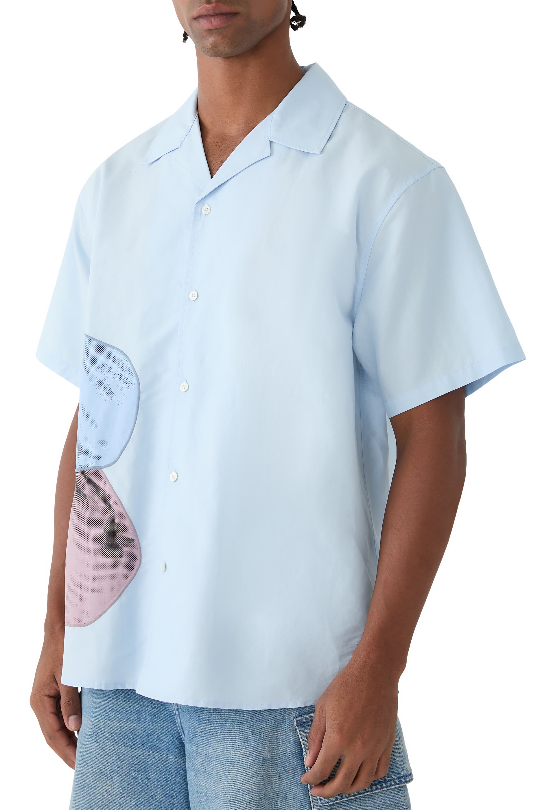 Balloon Embroidery Short Sleeve Shirt