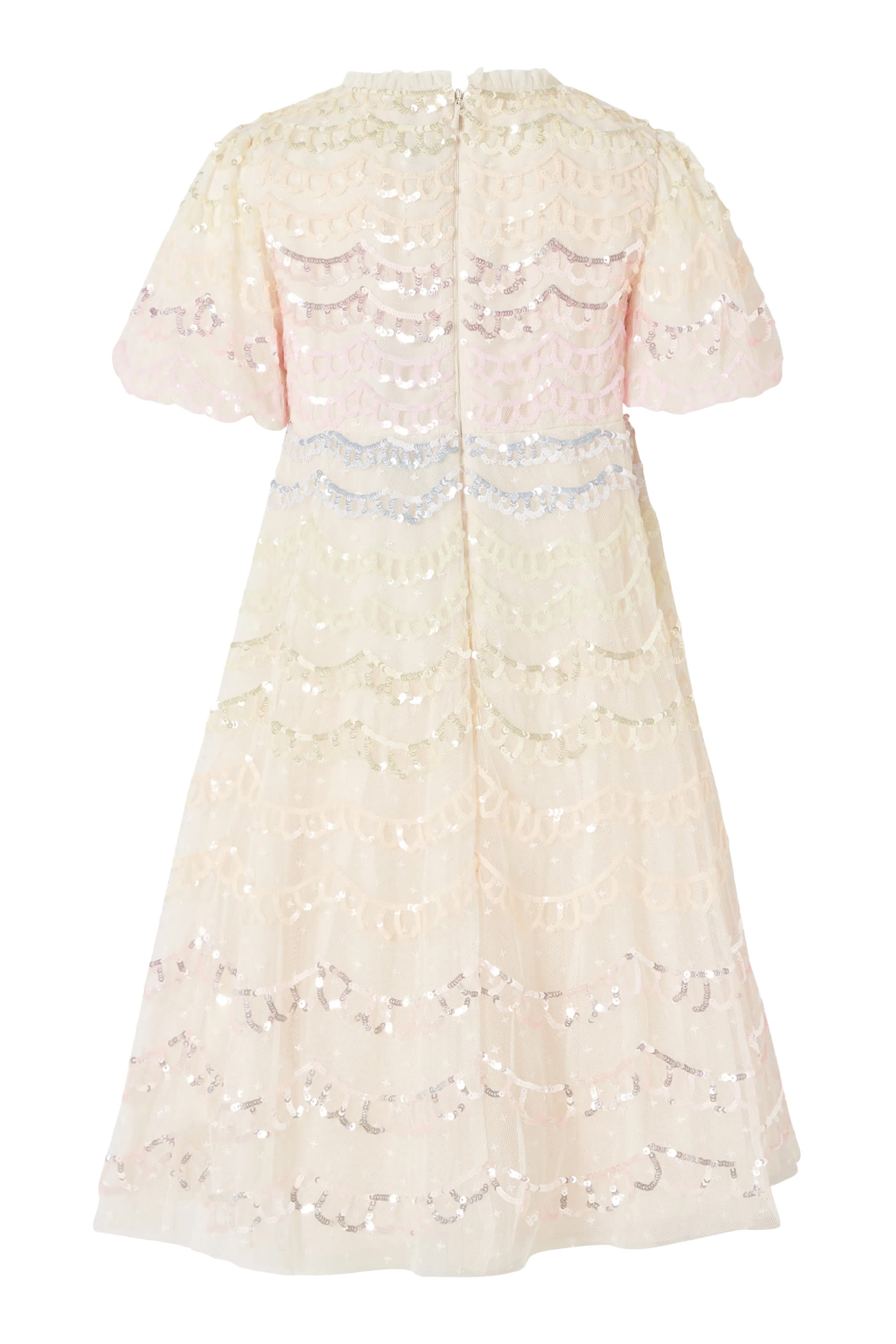 Kids Ombre Scallop Dress