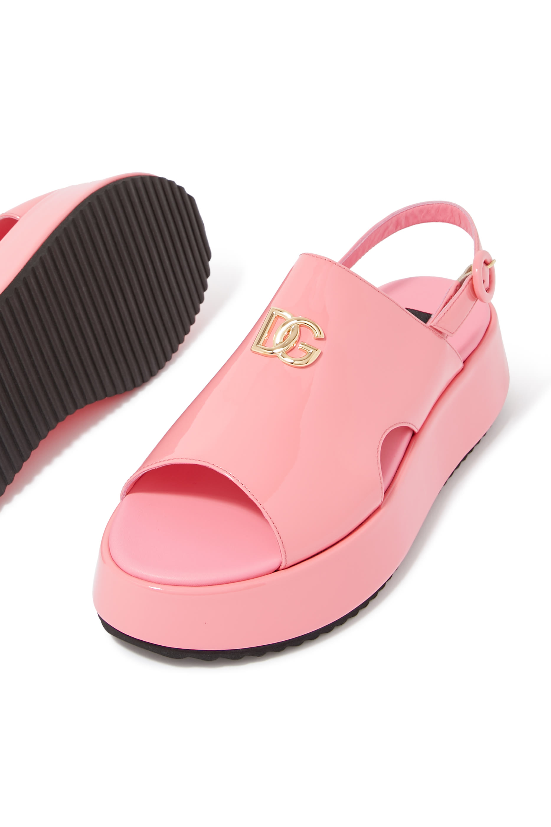 Kids Patent Leather Sandals