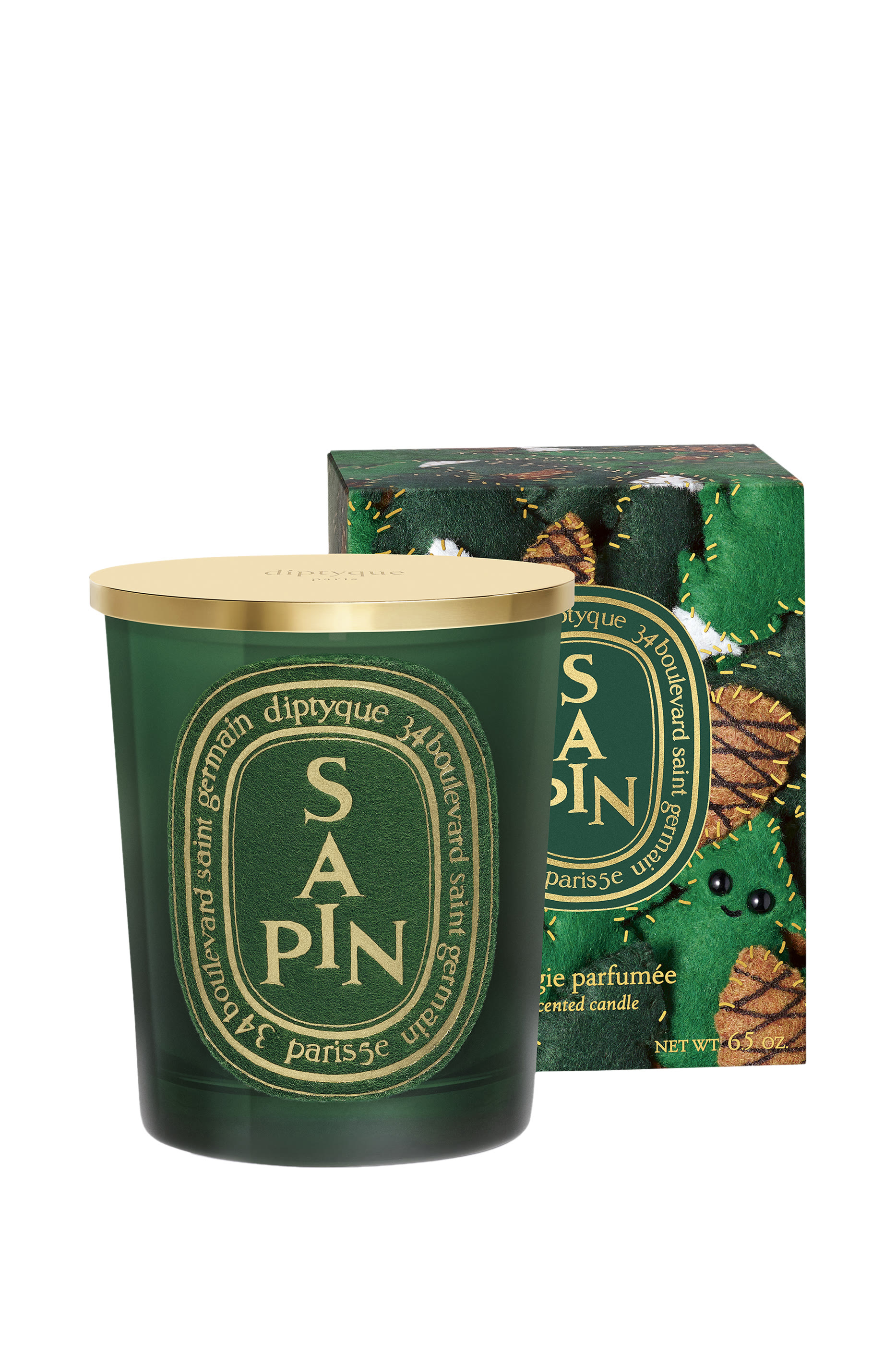 Sapin Scented Candle with Felt Lid - Limited Edition A