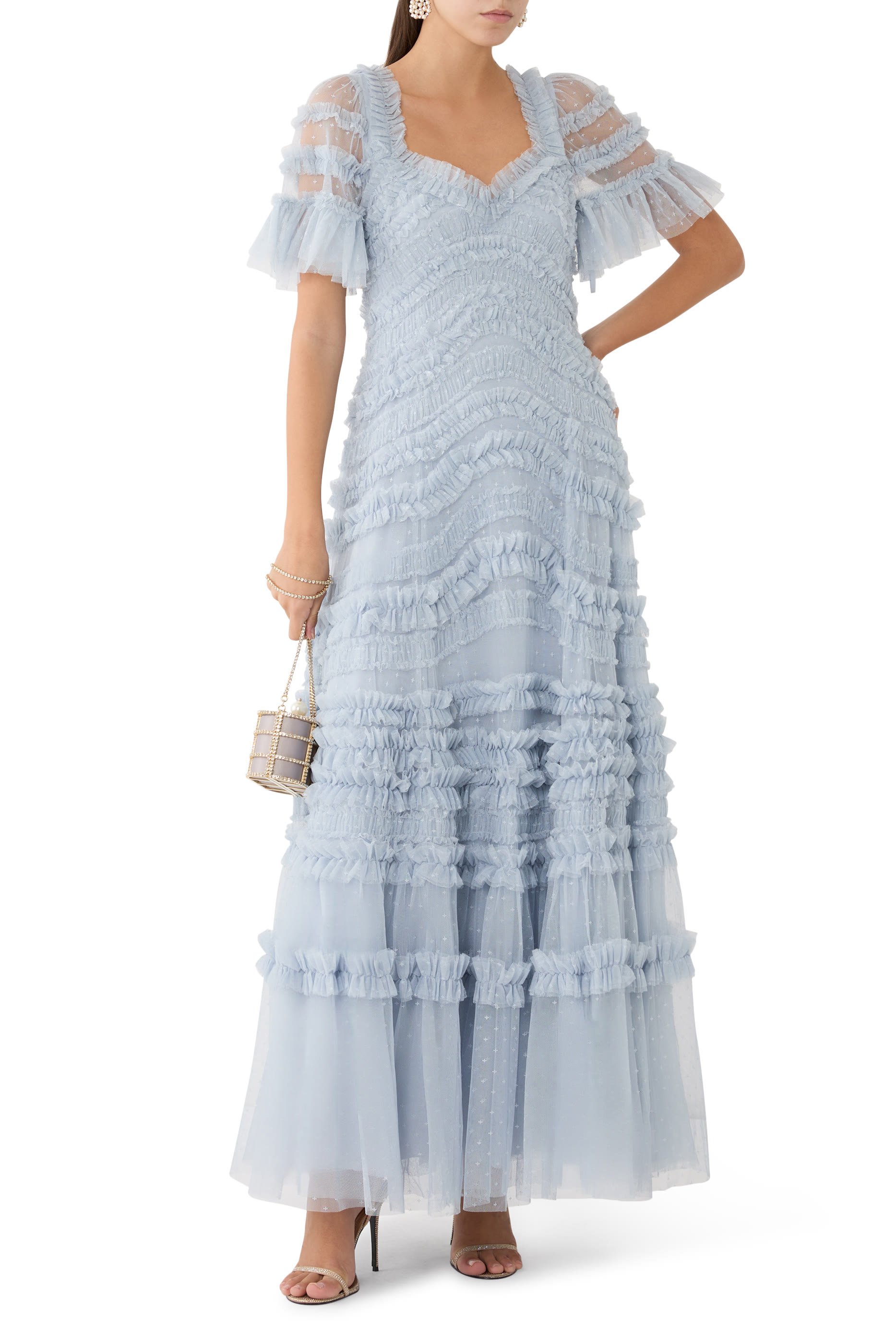 Amara Ruffle Gown 