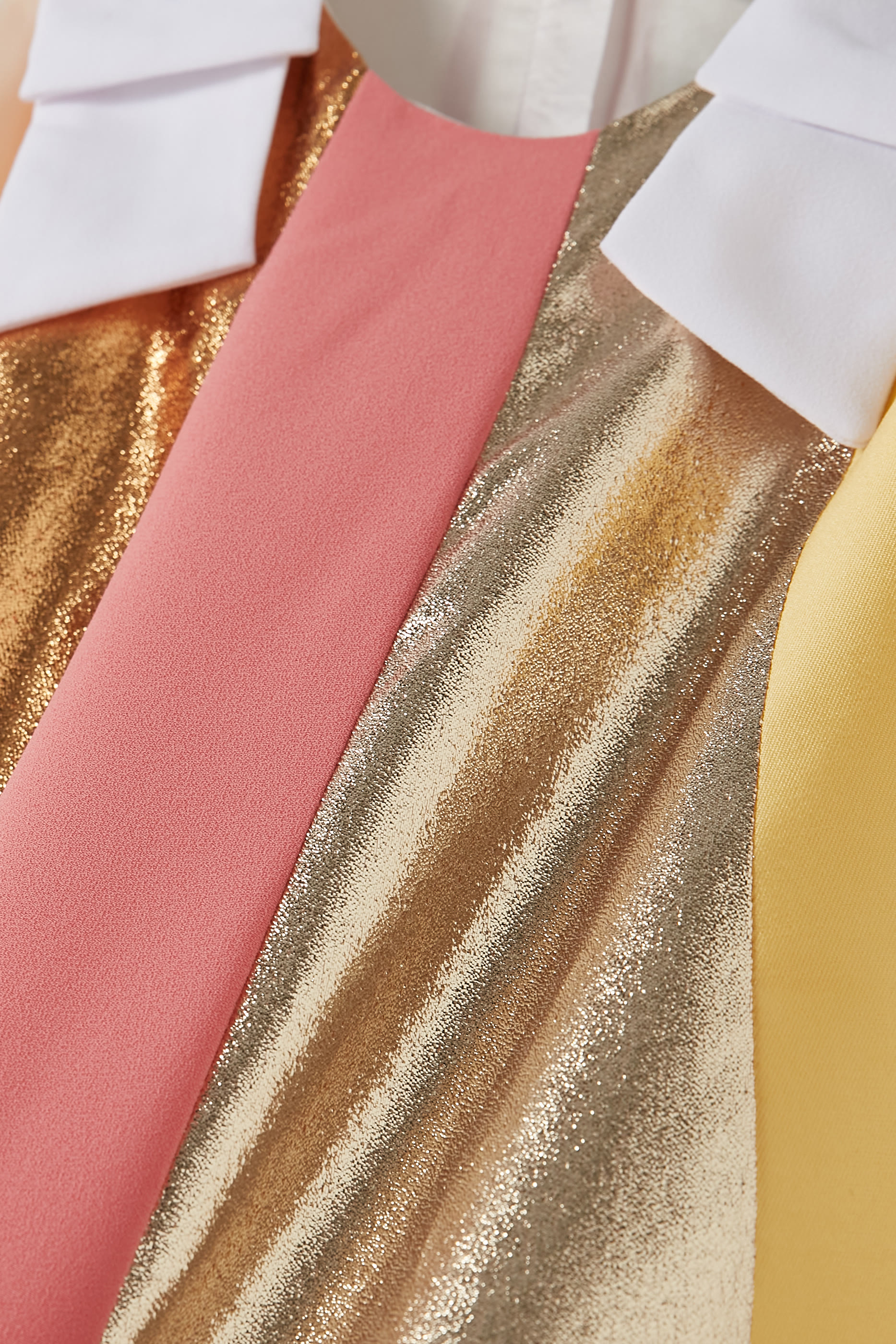 Rainbow Lam&eacute; Trapeze Dress