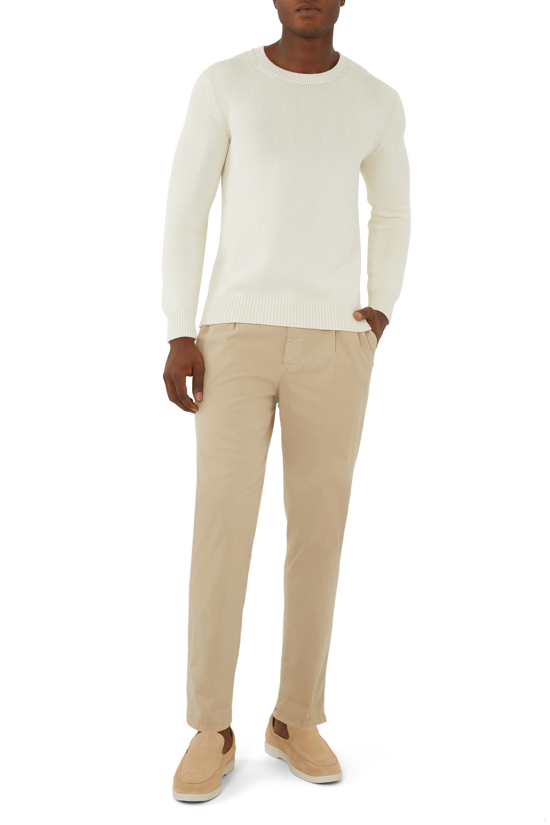 Slim-Fit Stretch Trousers