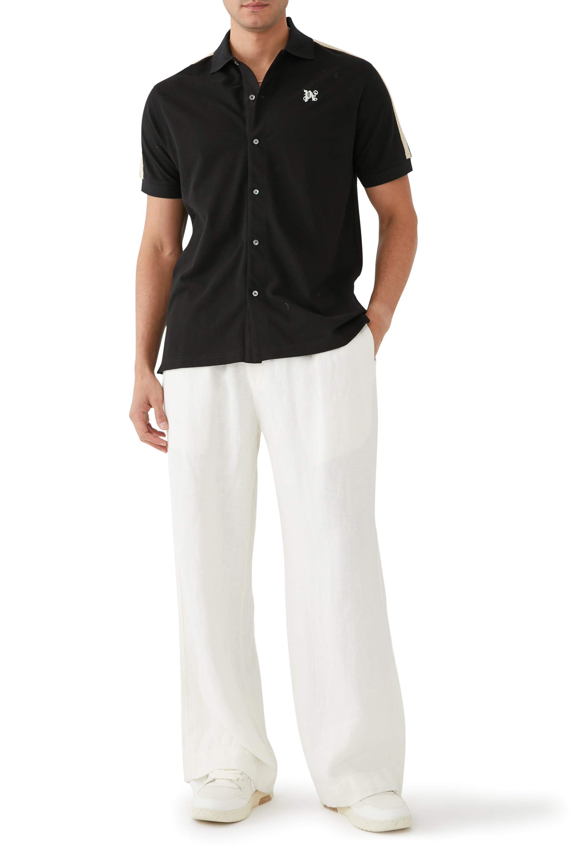 Monogram Track Polo Shirt