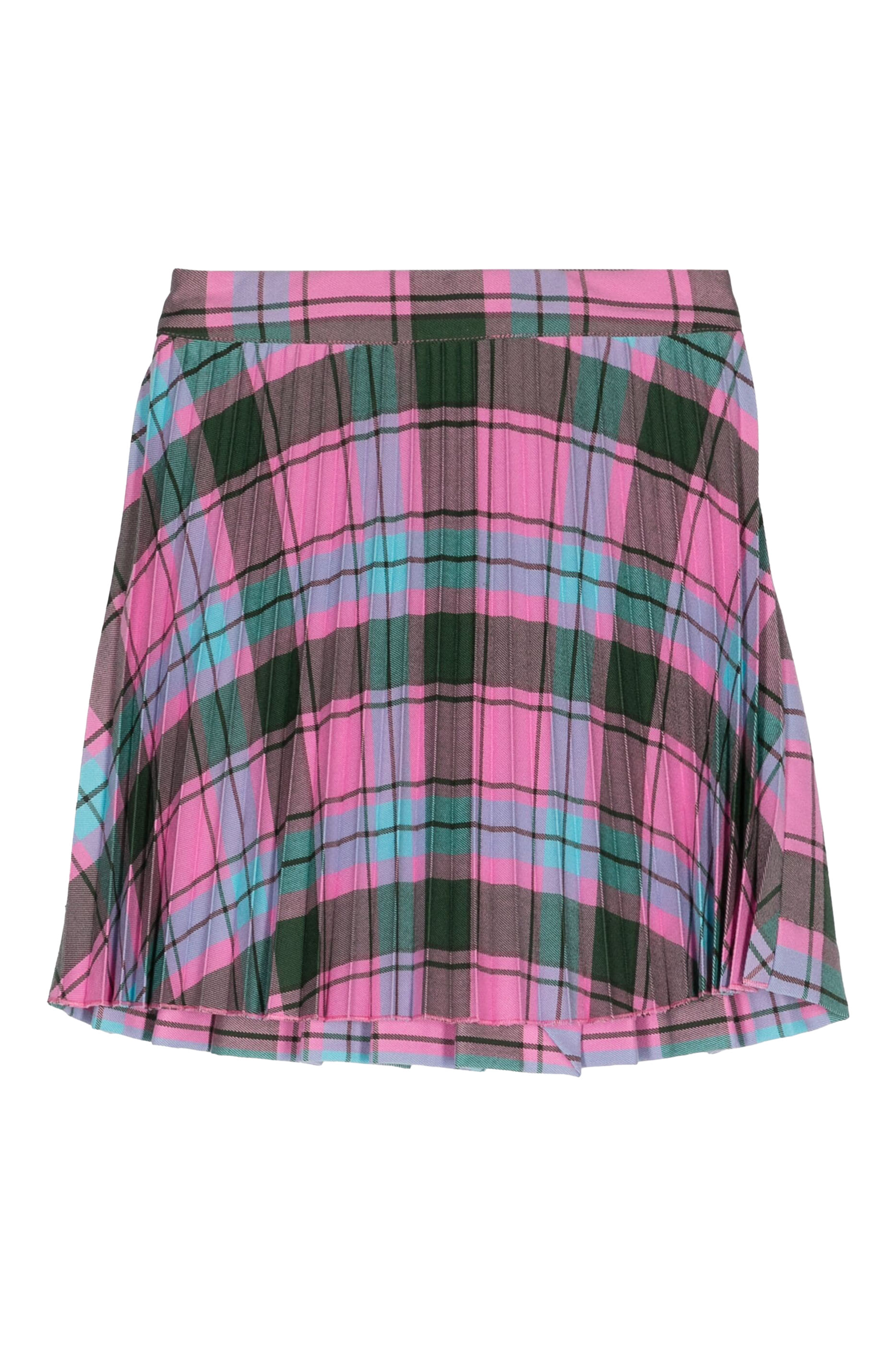Kids Diagonal Check Skirt