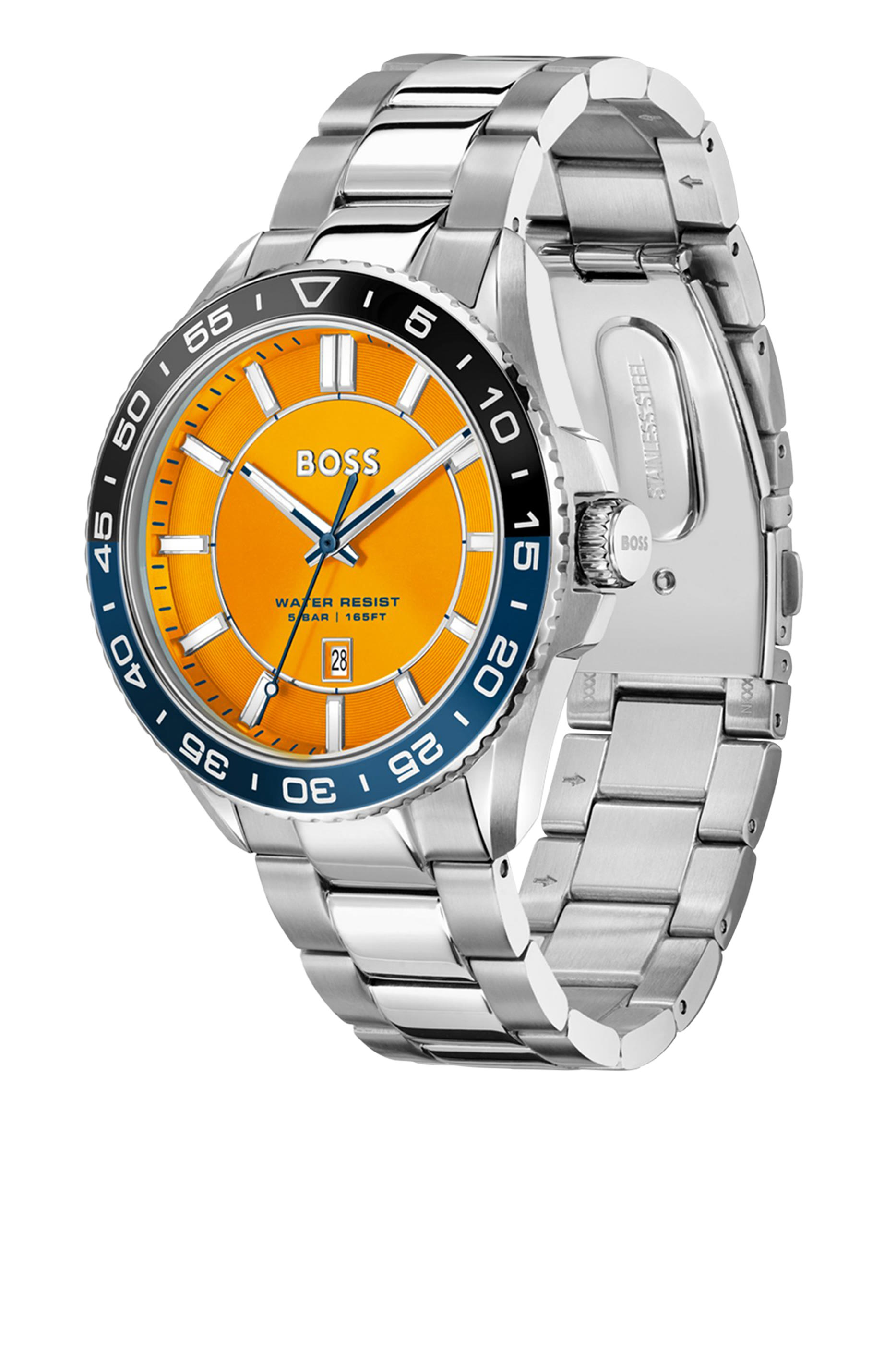 Runner 3H Stainless Steel Watch