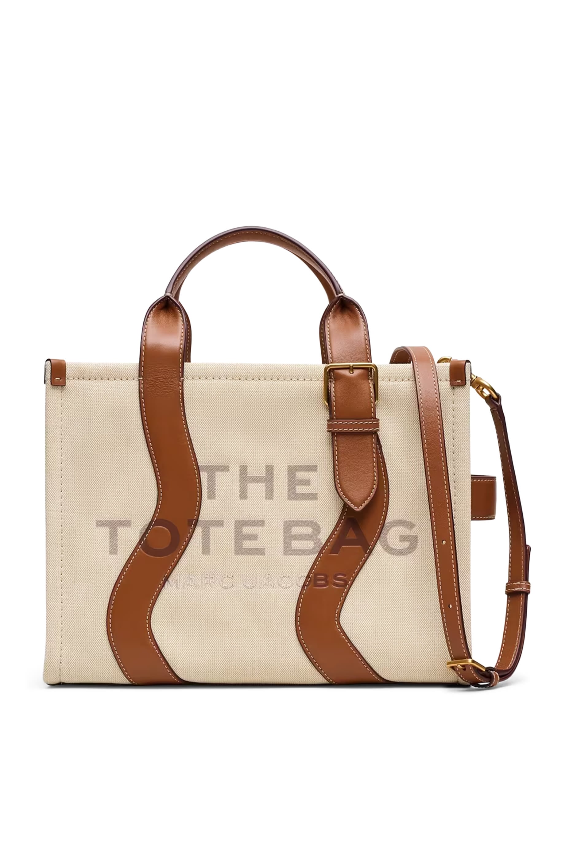 Wavy Canvas Medium Tote Bag