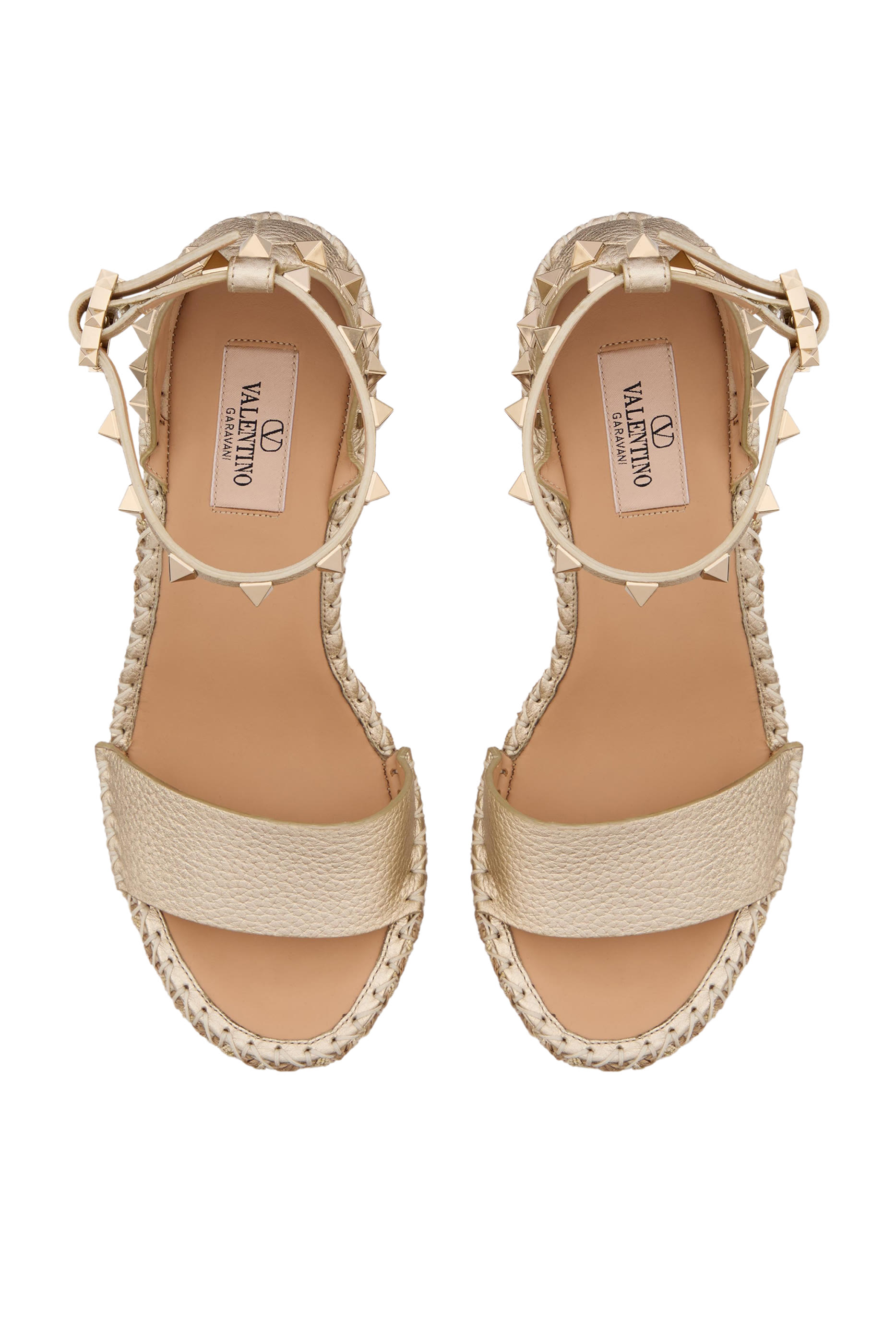 Rockstud 105 Double Wedge Sandals