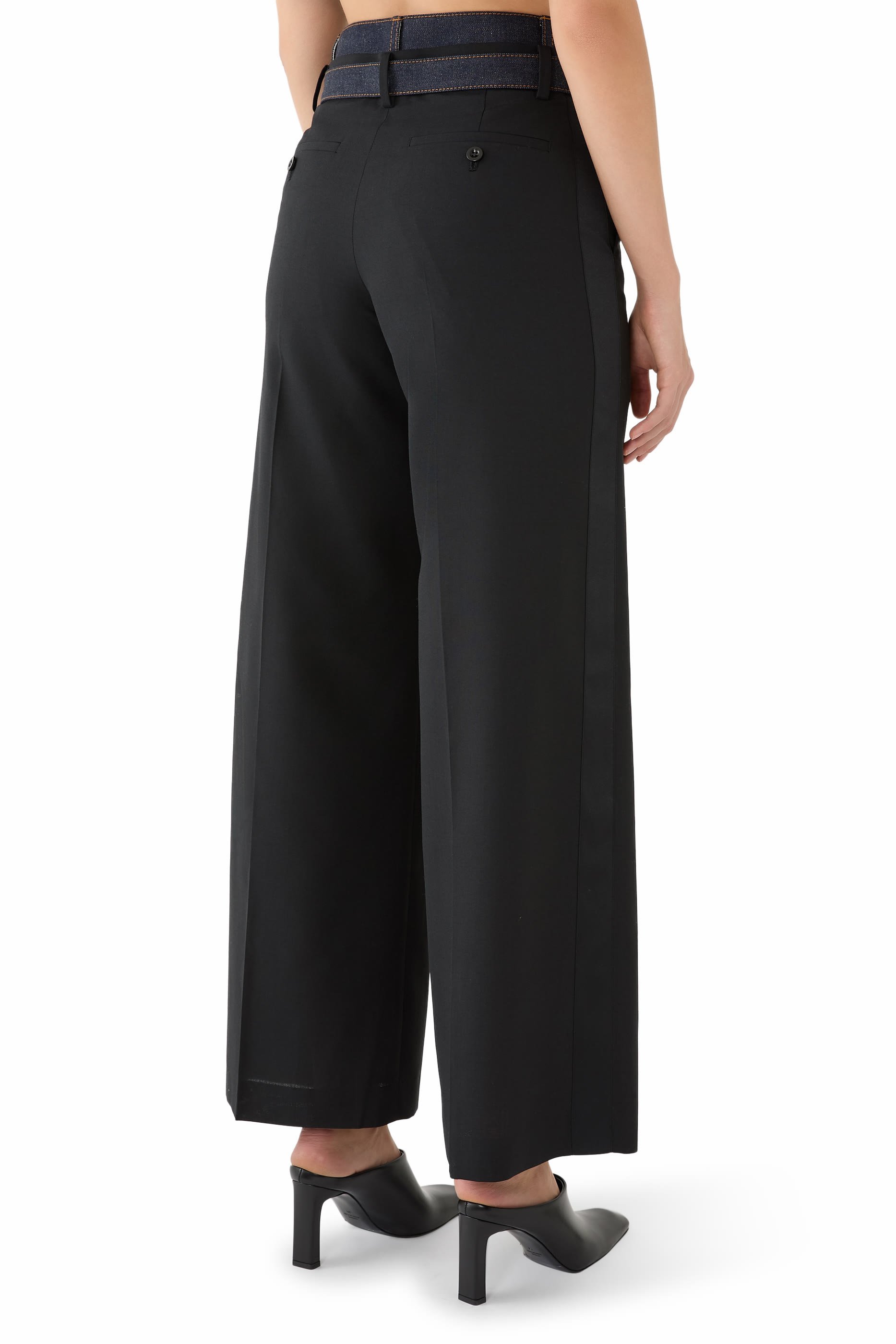 Suiting x Denim Pants