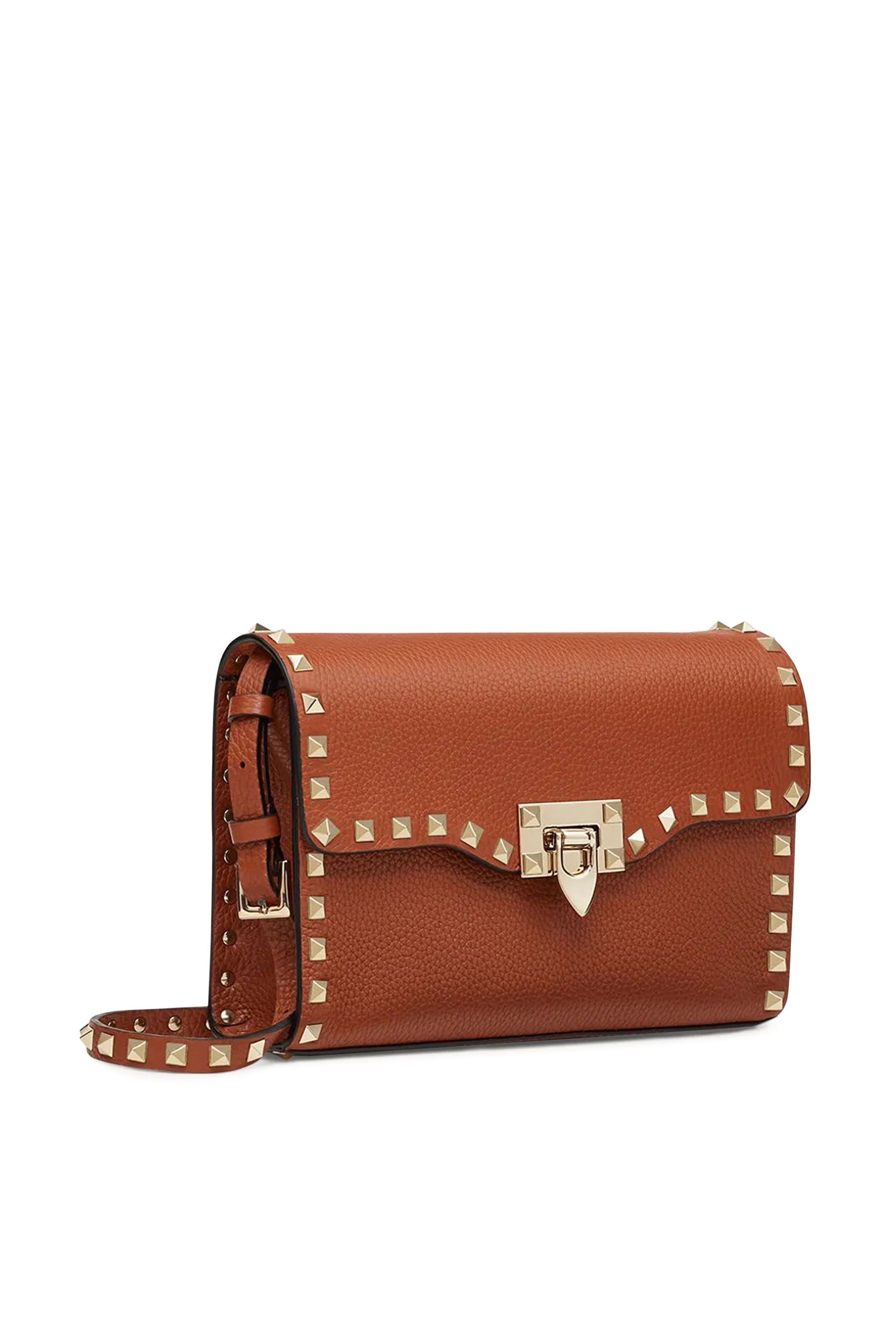  Rockstud Leather Crossbody Bag