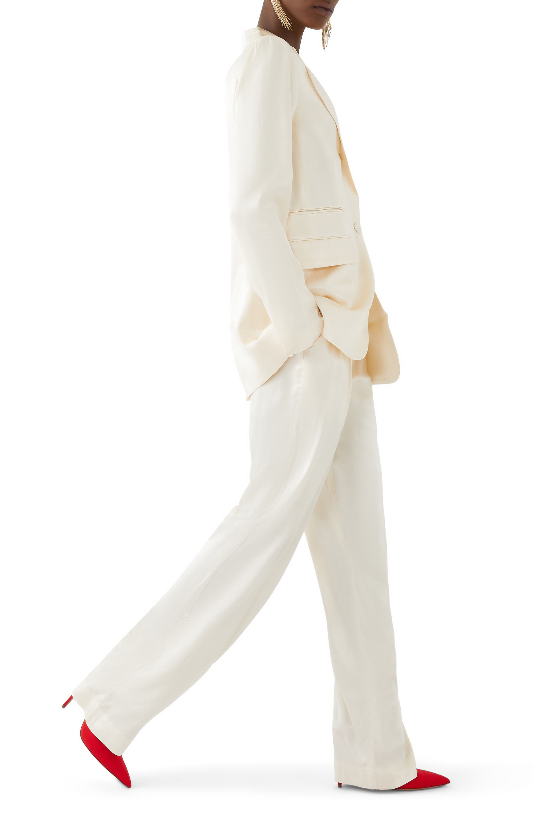 La Lune Single Breasted Blazer