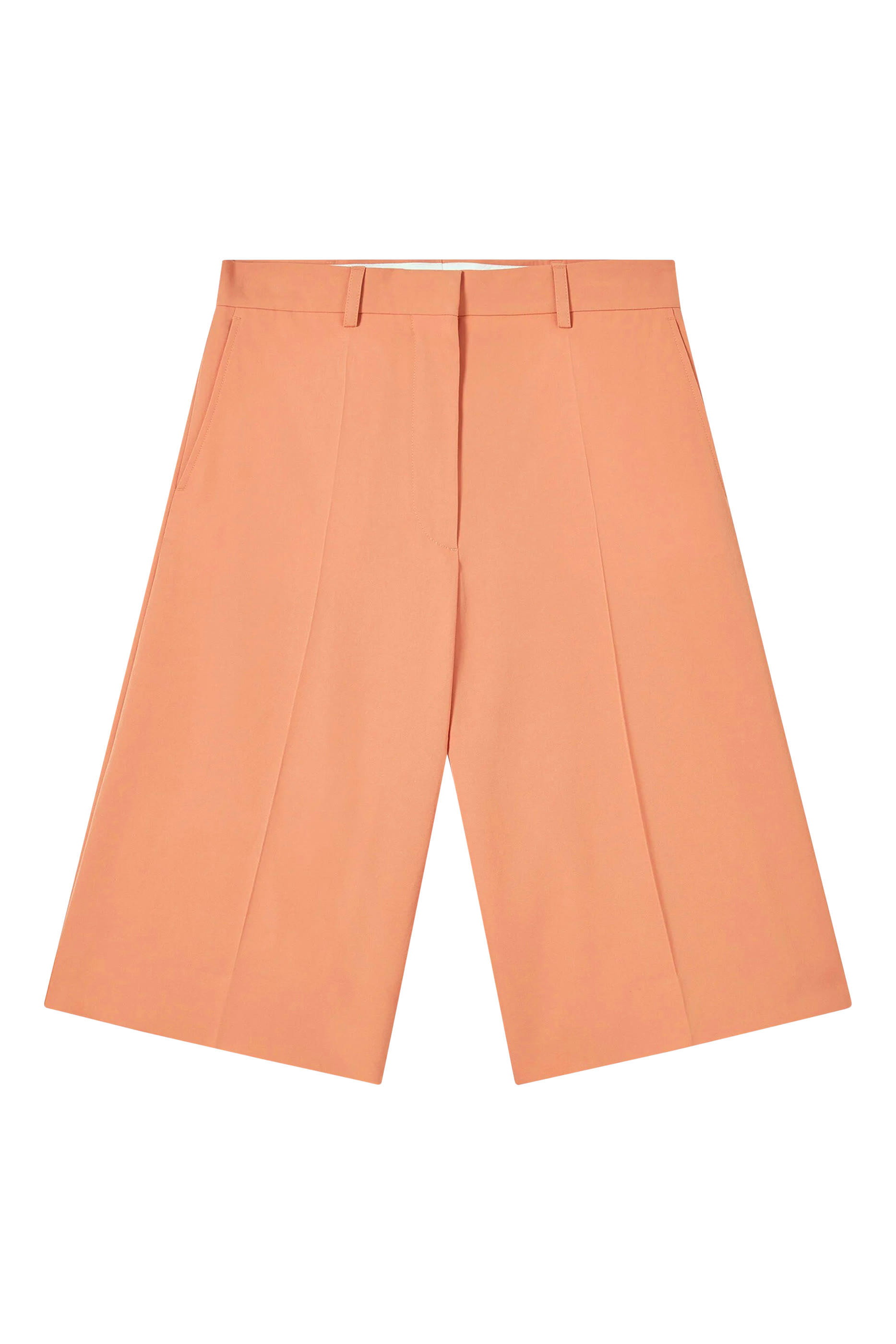  Wide Leg Classic Tailoring Bermuda Shorts 