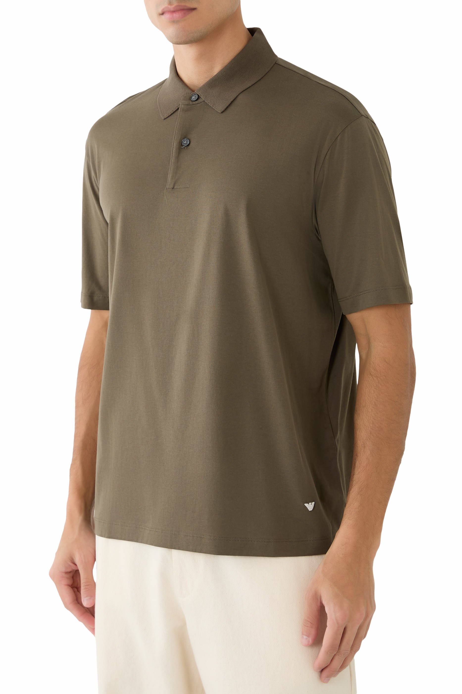 Micro Eagle Logo Polo Shirt