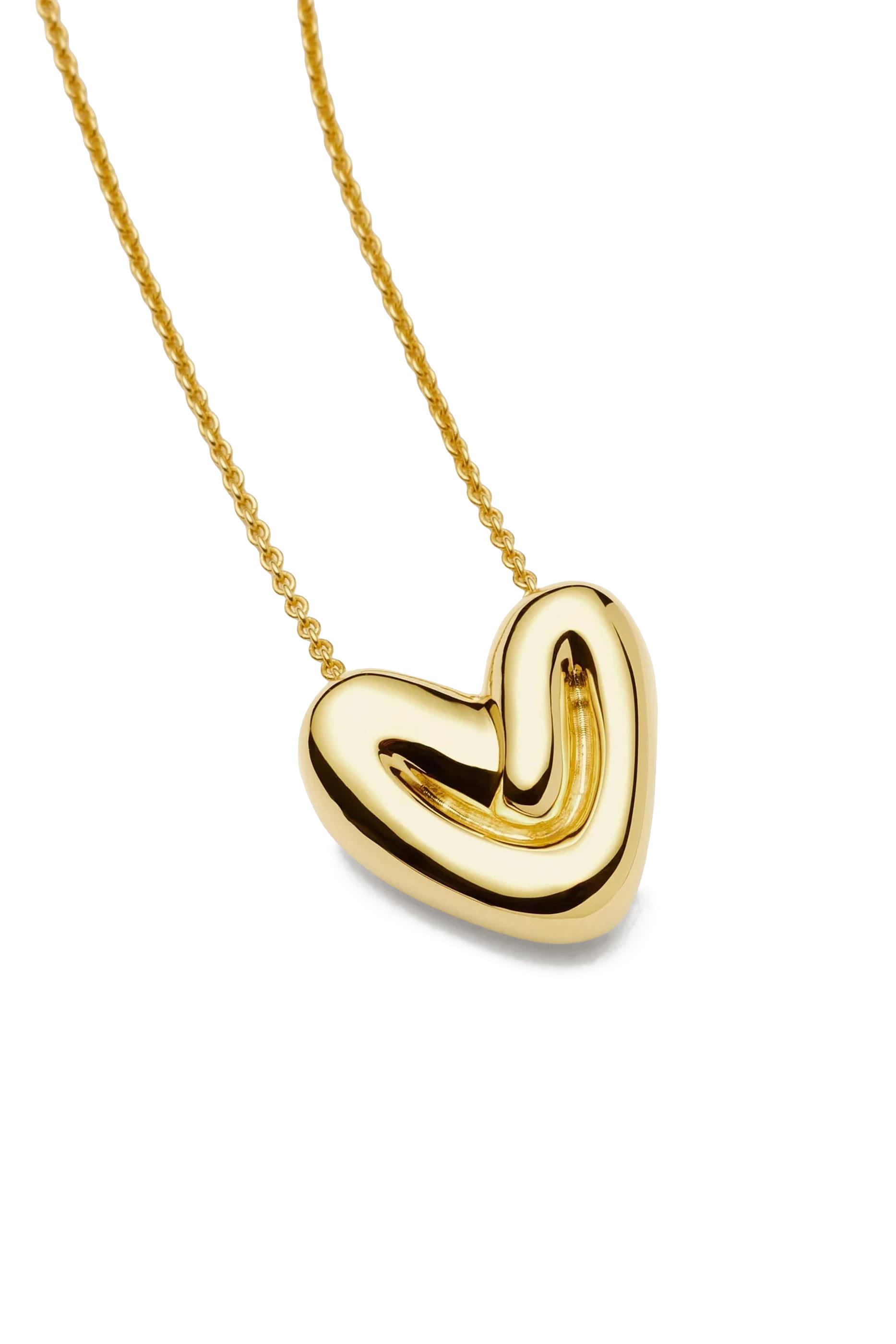 Puffy Heart Pendant Necklace