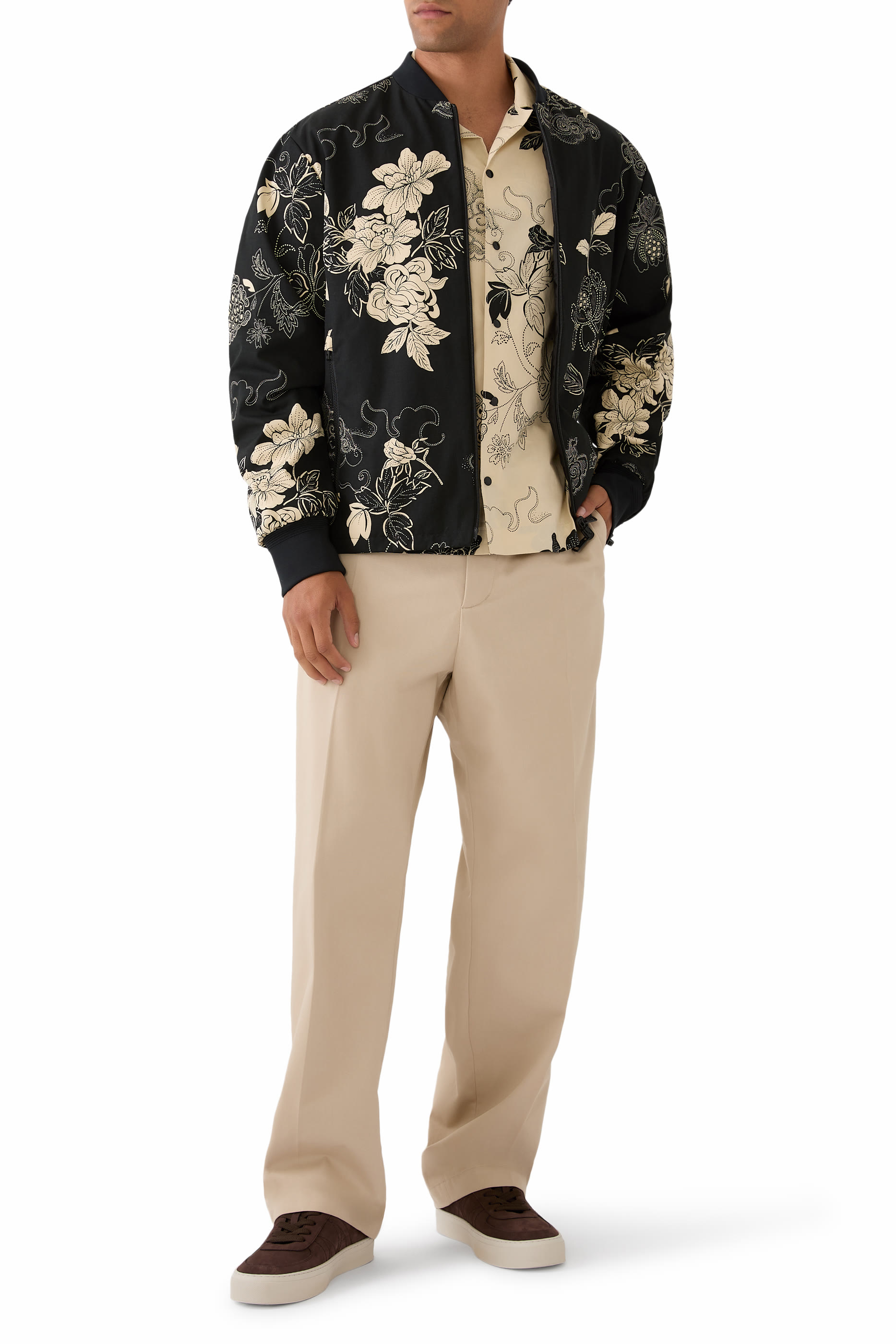 Cotton Gabardine Trousers