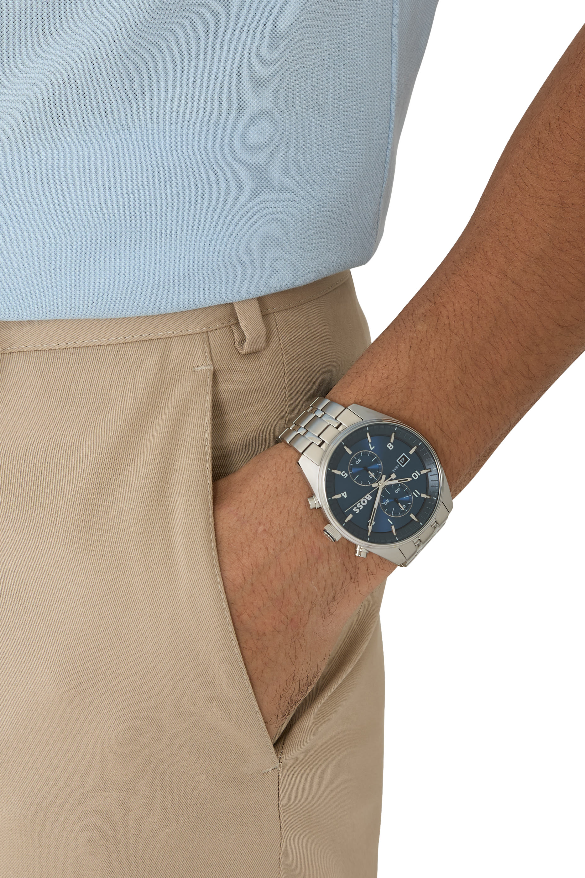 Steel Bracelet Chronograph Watch