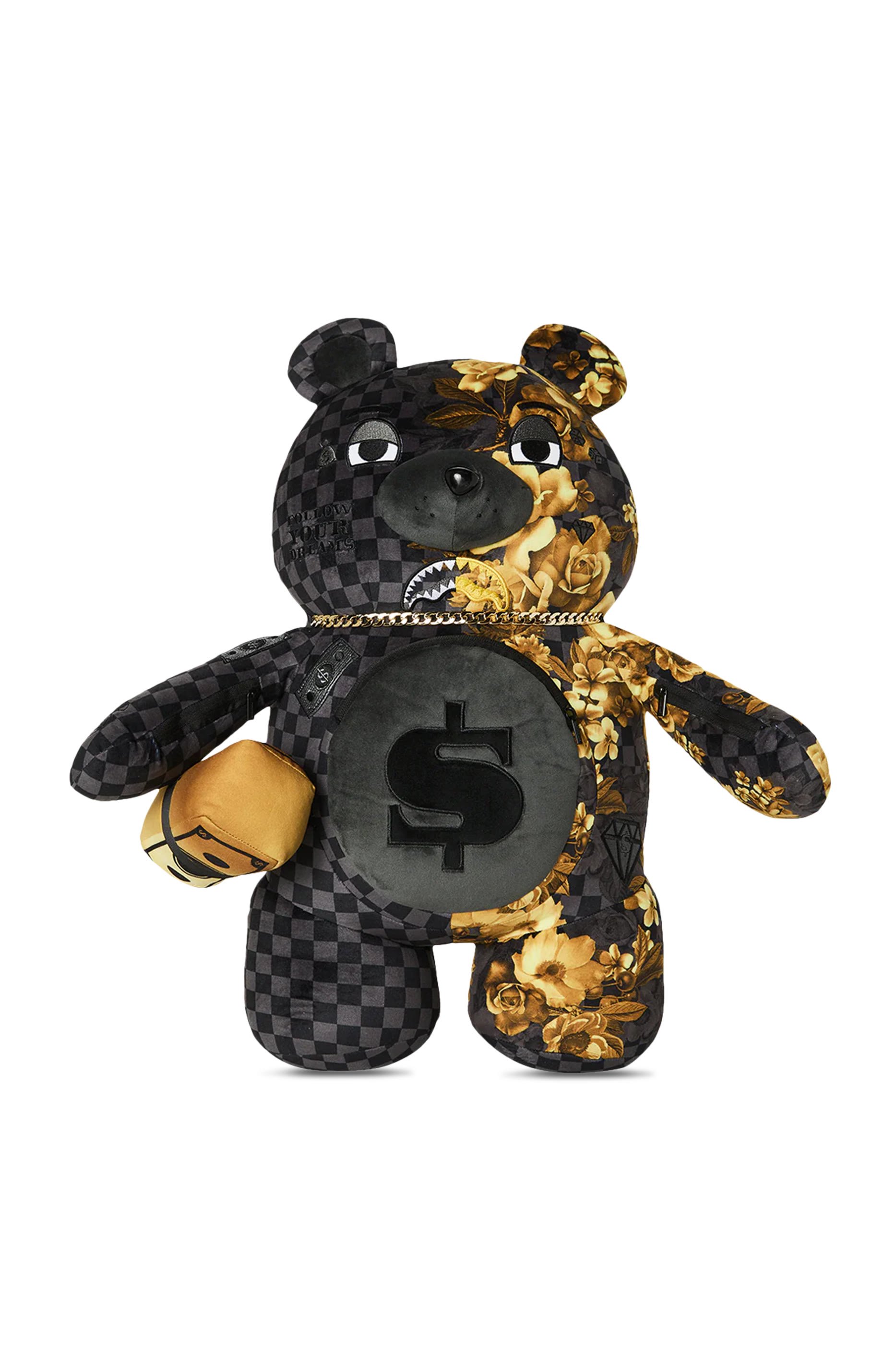 Kids Gold Rush Moneybear Teddybear Backpack