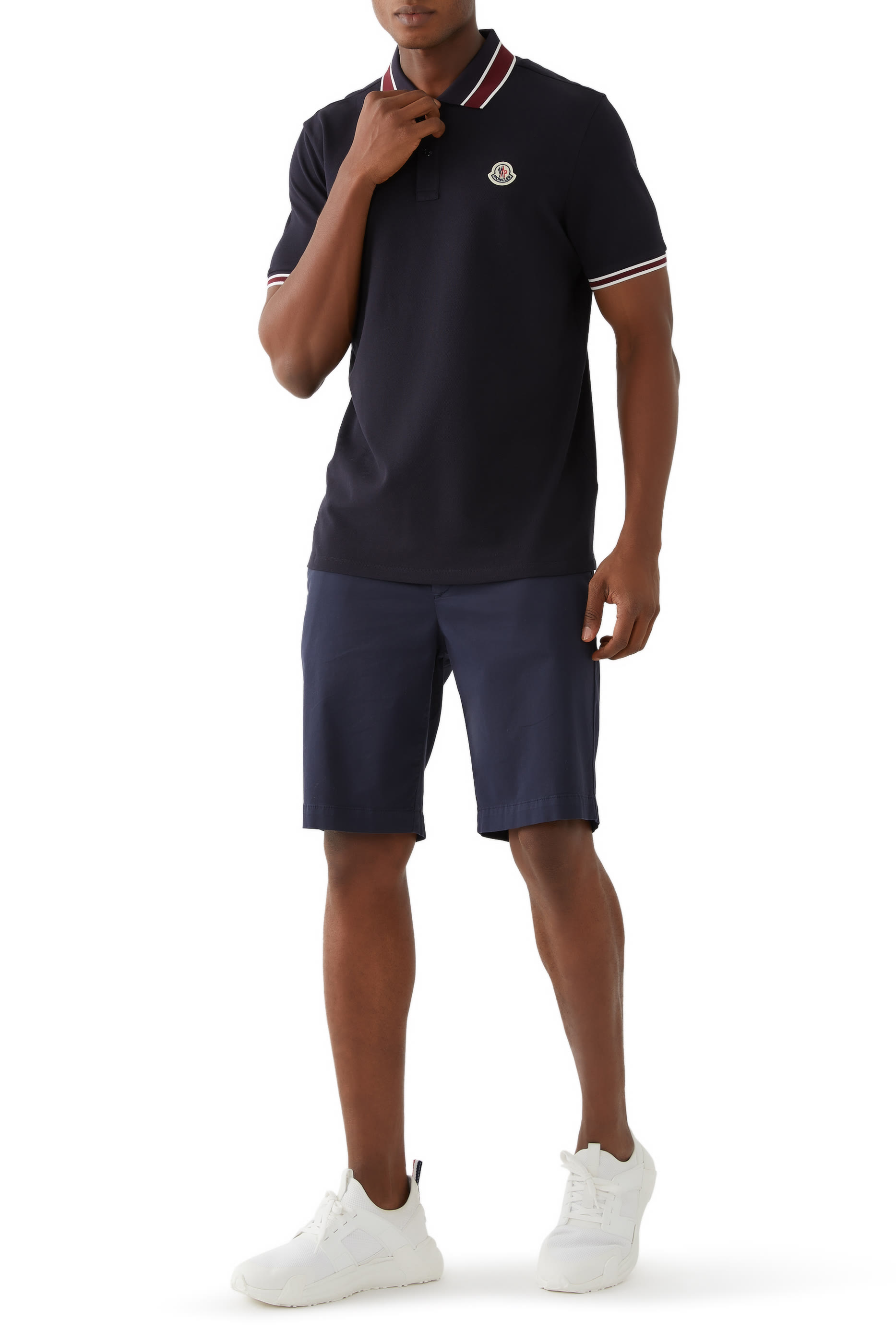 Logo Patch Polo Shirt