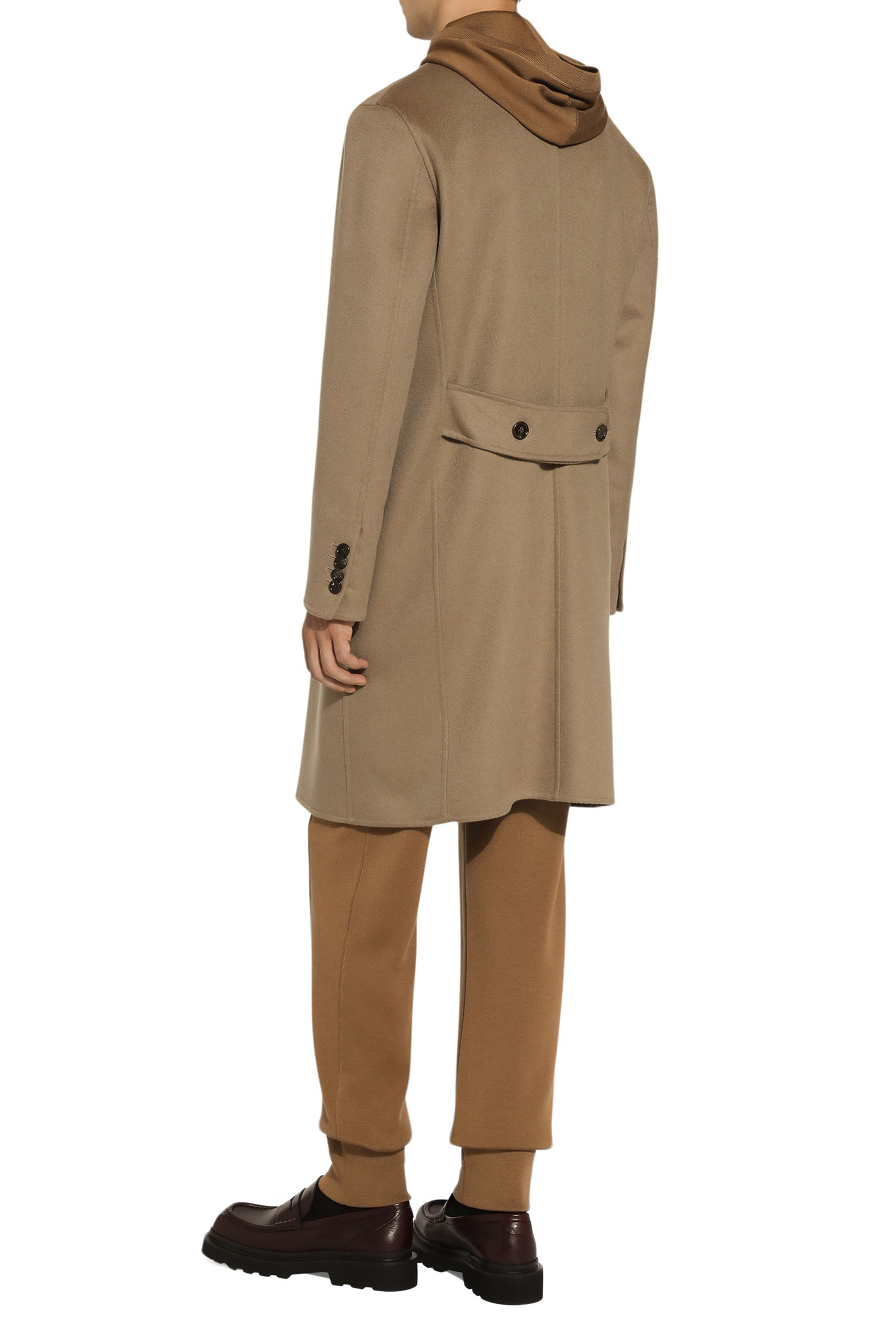 Wool and Silk Hoodie with DG Patch