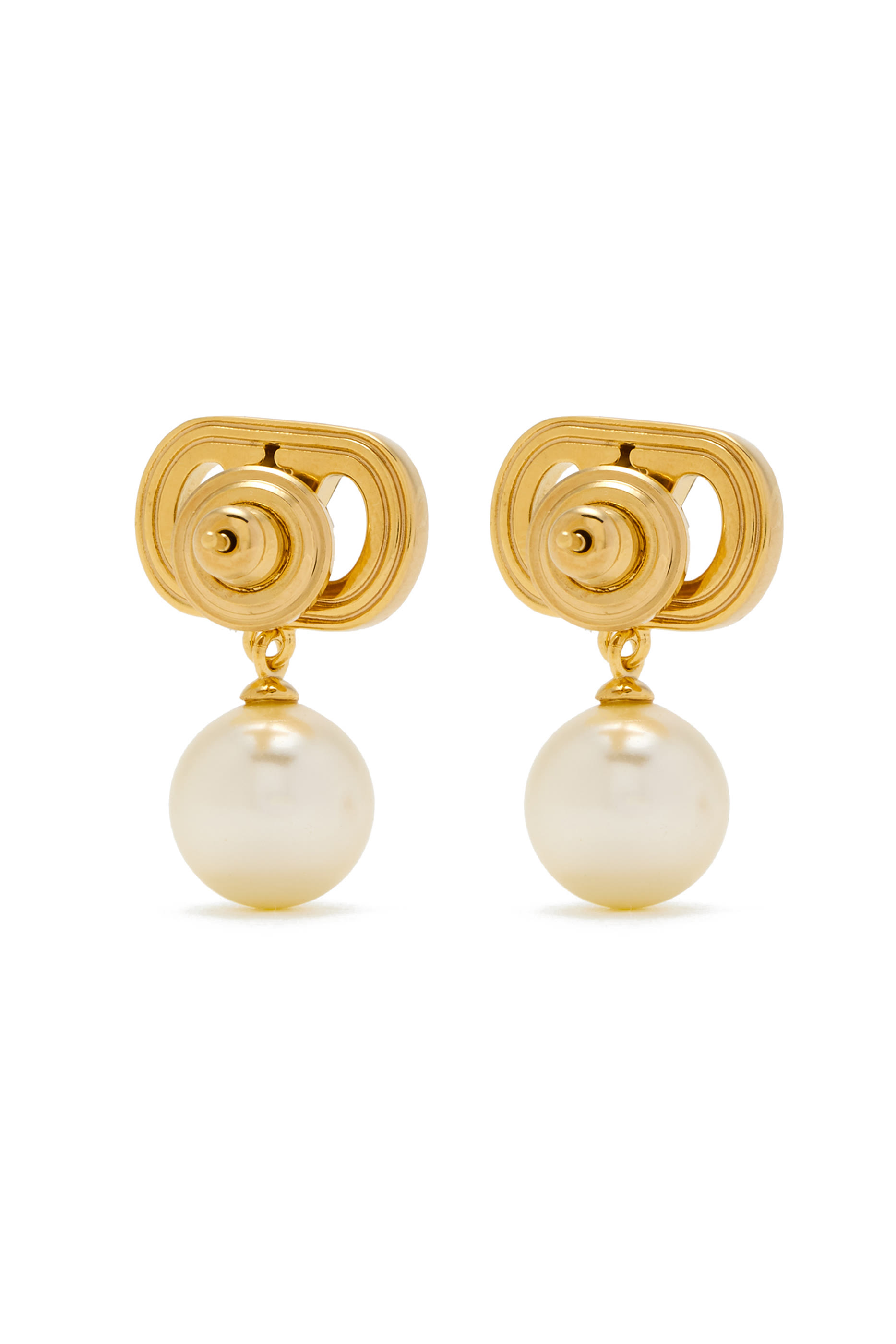 Ovalette Metal Earrings