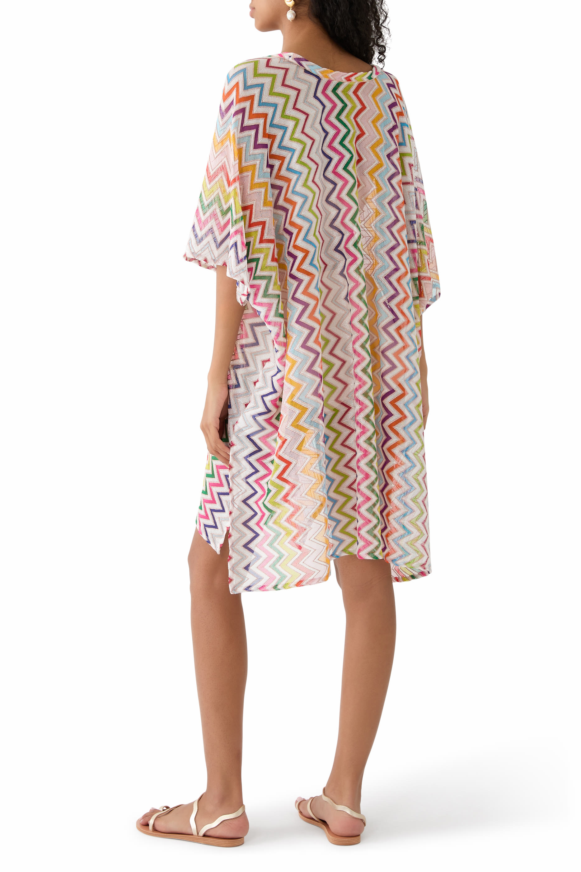 Semi-Sheer Short Beach Dress