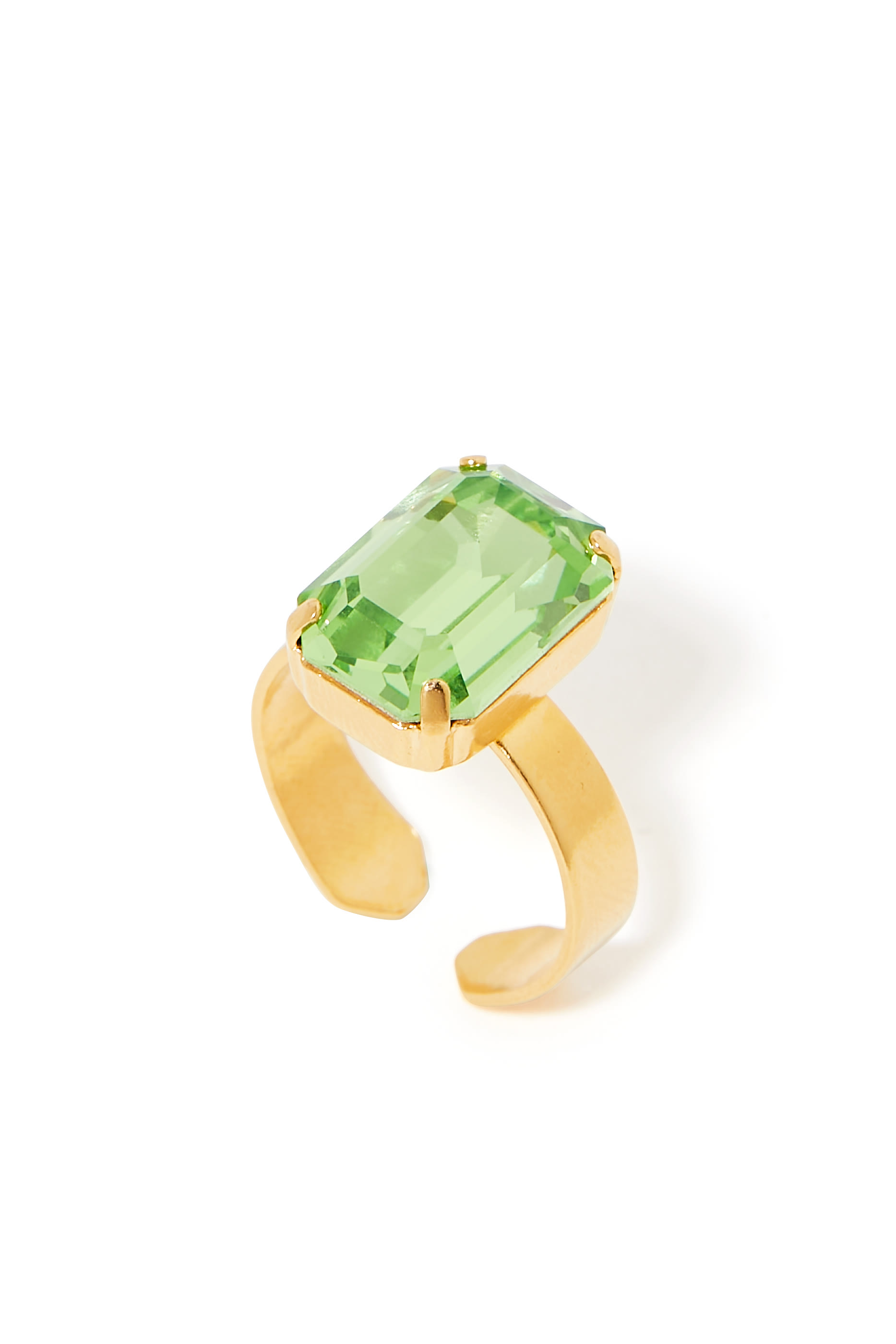 Lydia Ring, 18k Gold-Plated Metal & Swarovski Crystal