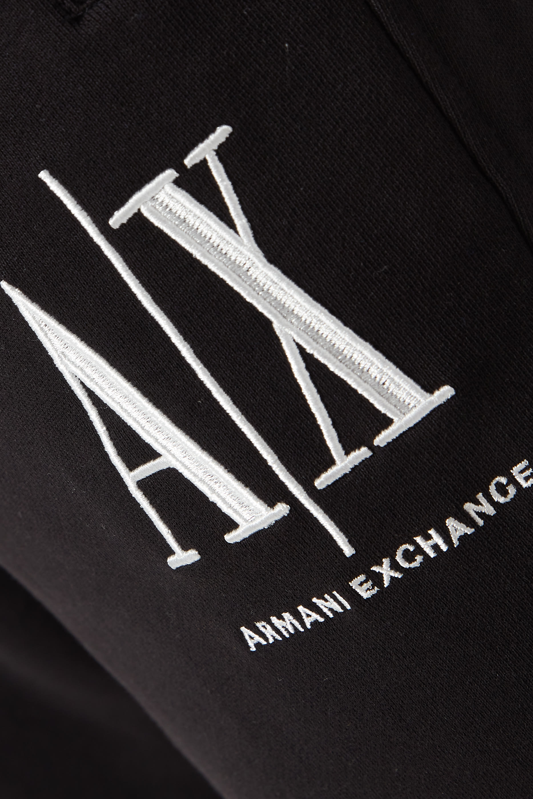 Logo Embroidery Cotton Shorts