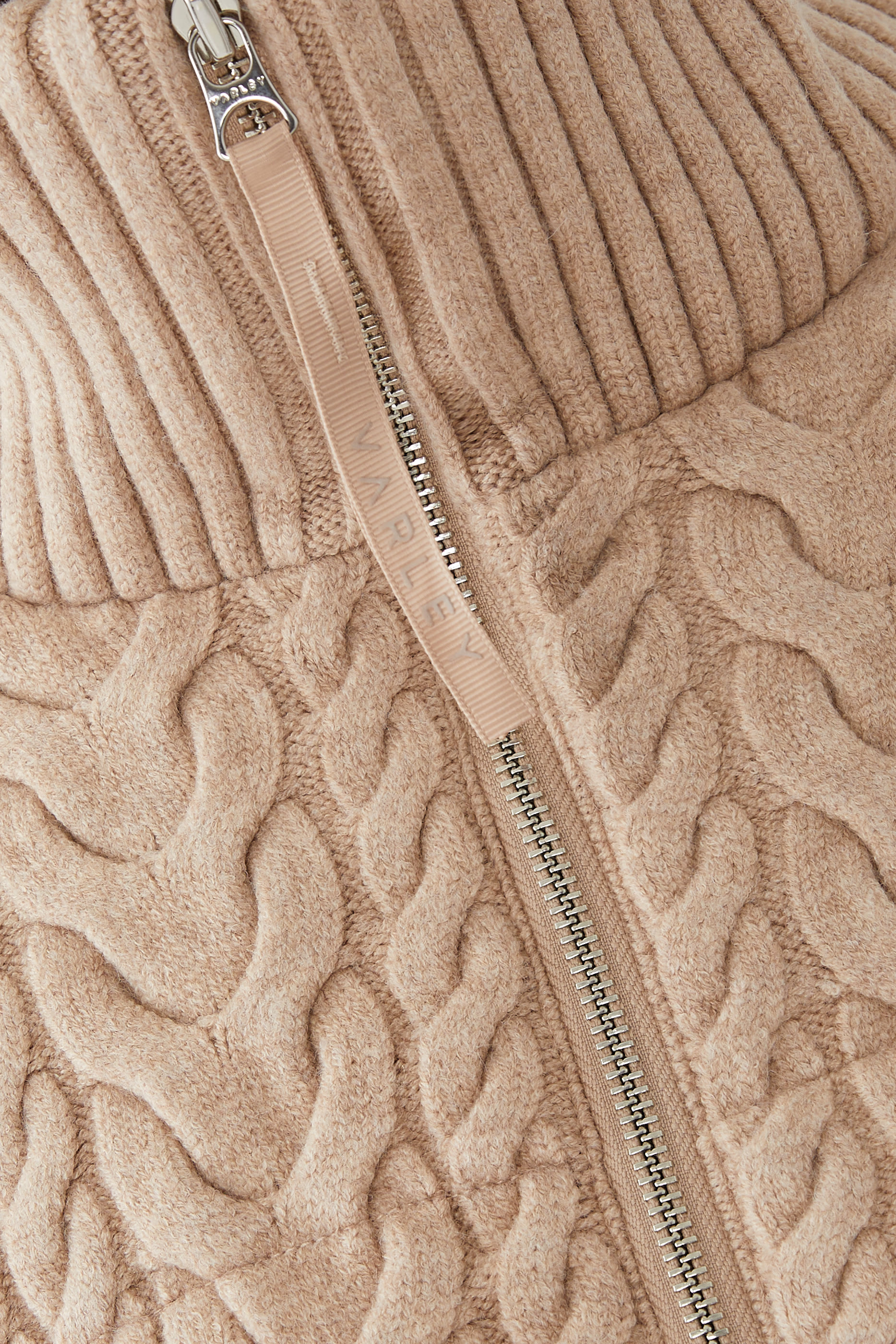 Reggie Cable Knit Puffer