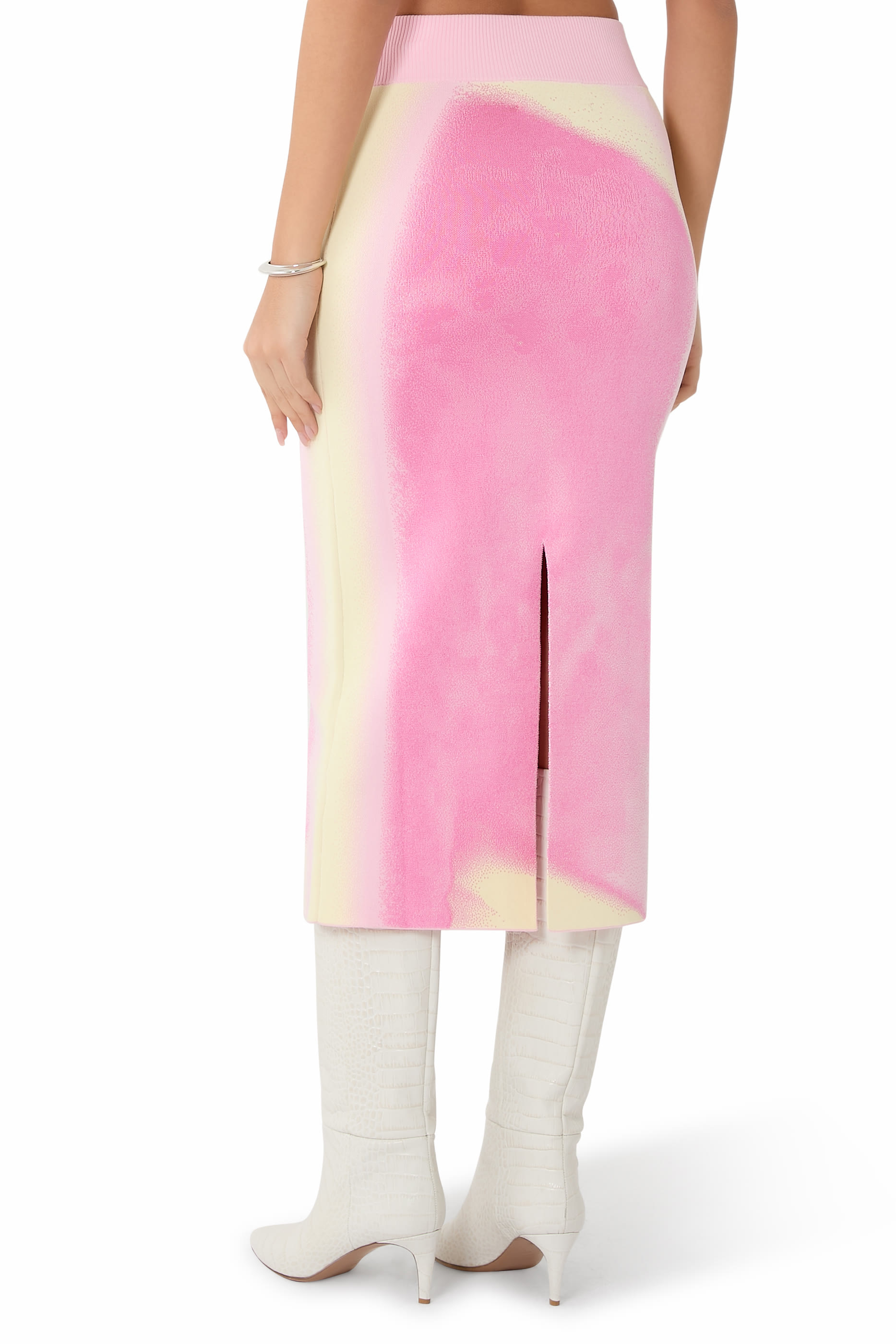 Sophie Cherry Print Midi Skirt