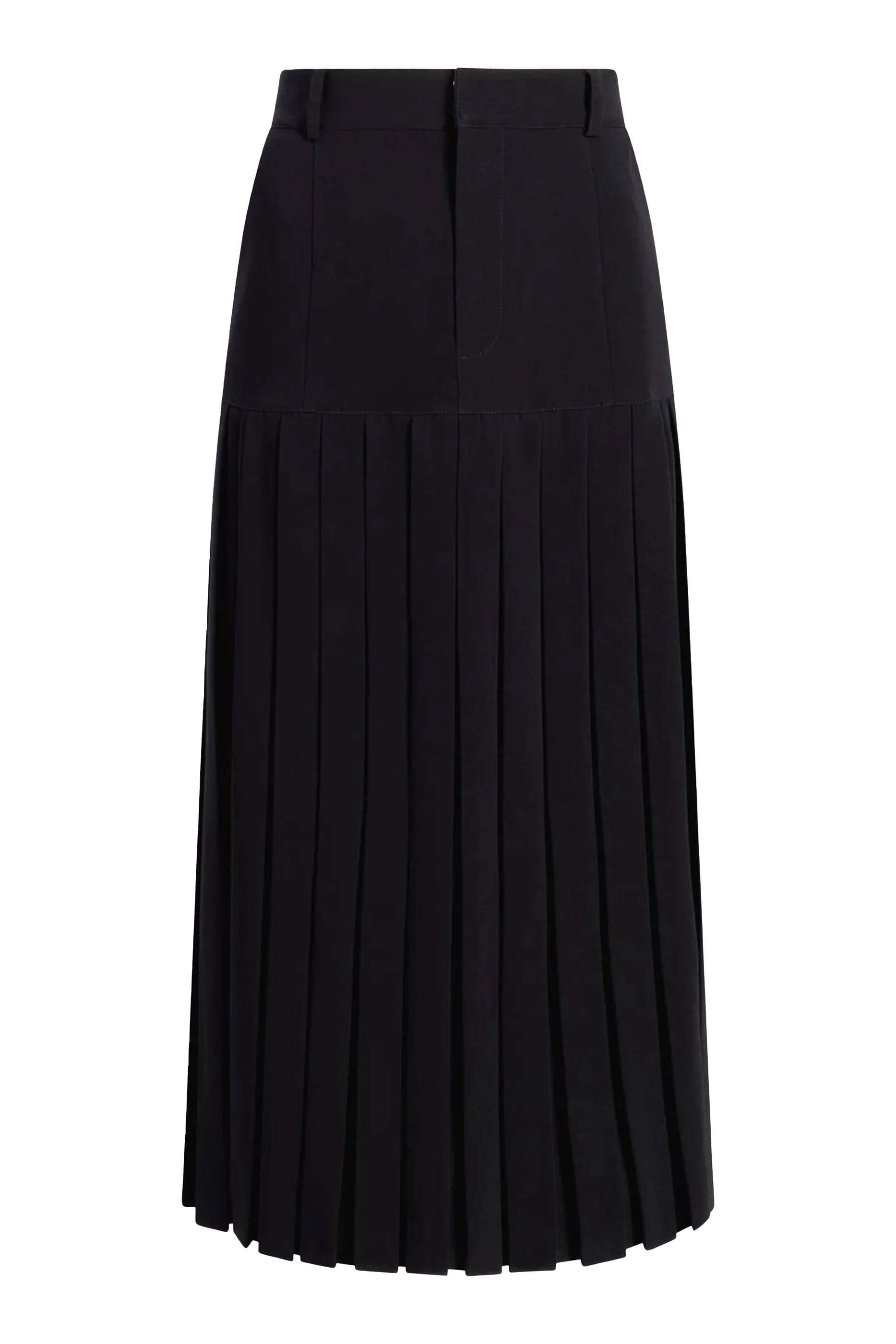 Bane Crepe Midi Skirt