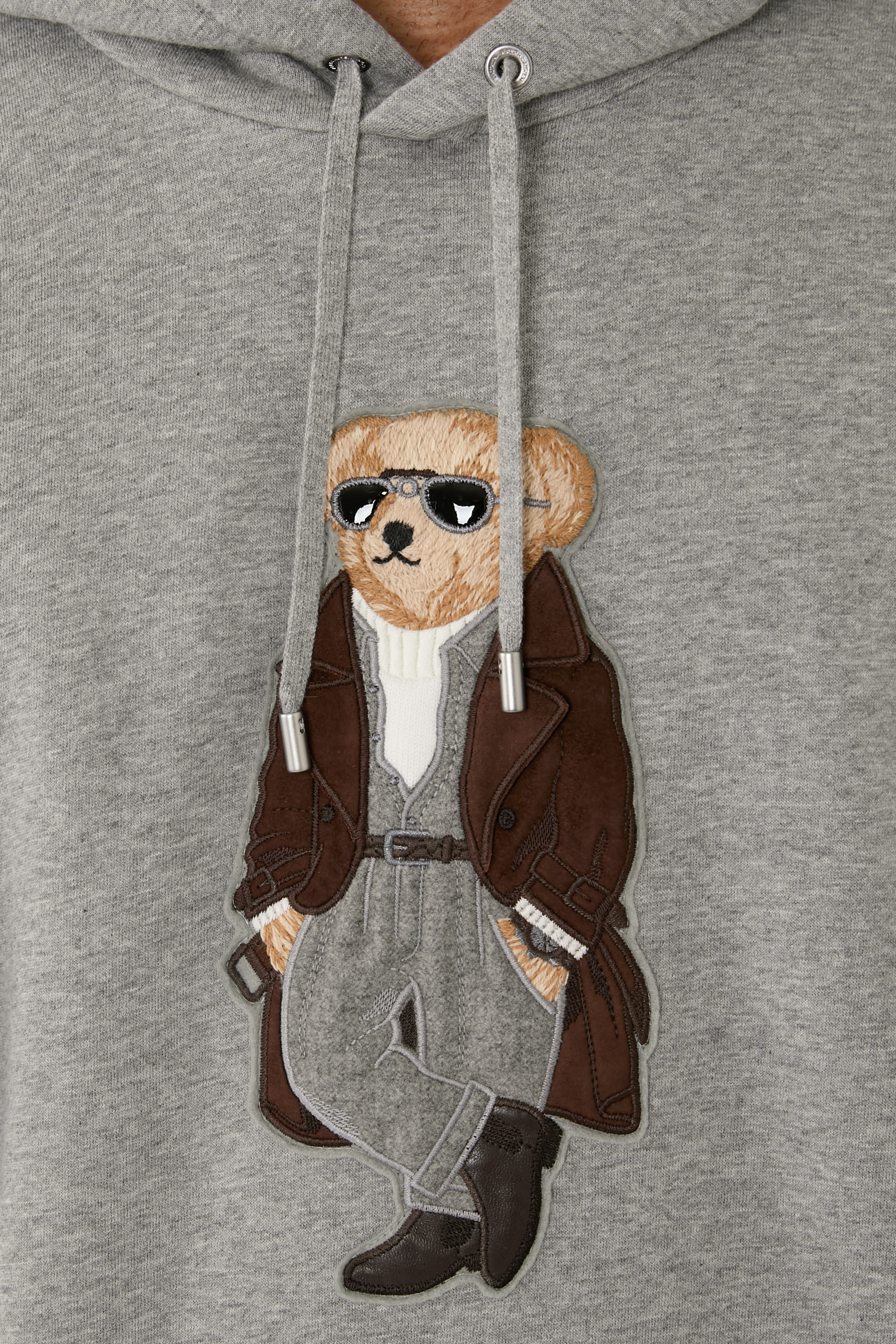 Polo Bear Cotton-Cashmere Fleece Hoodie