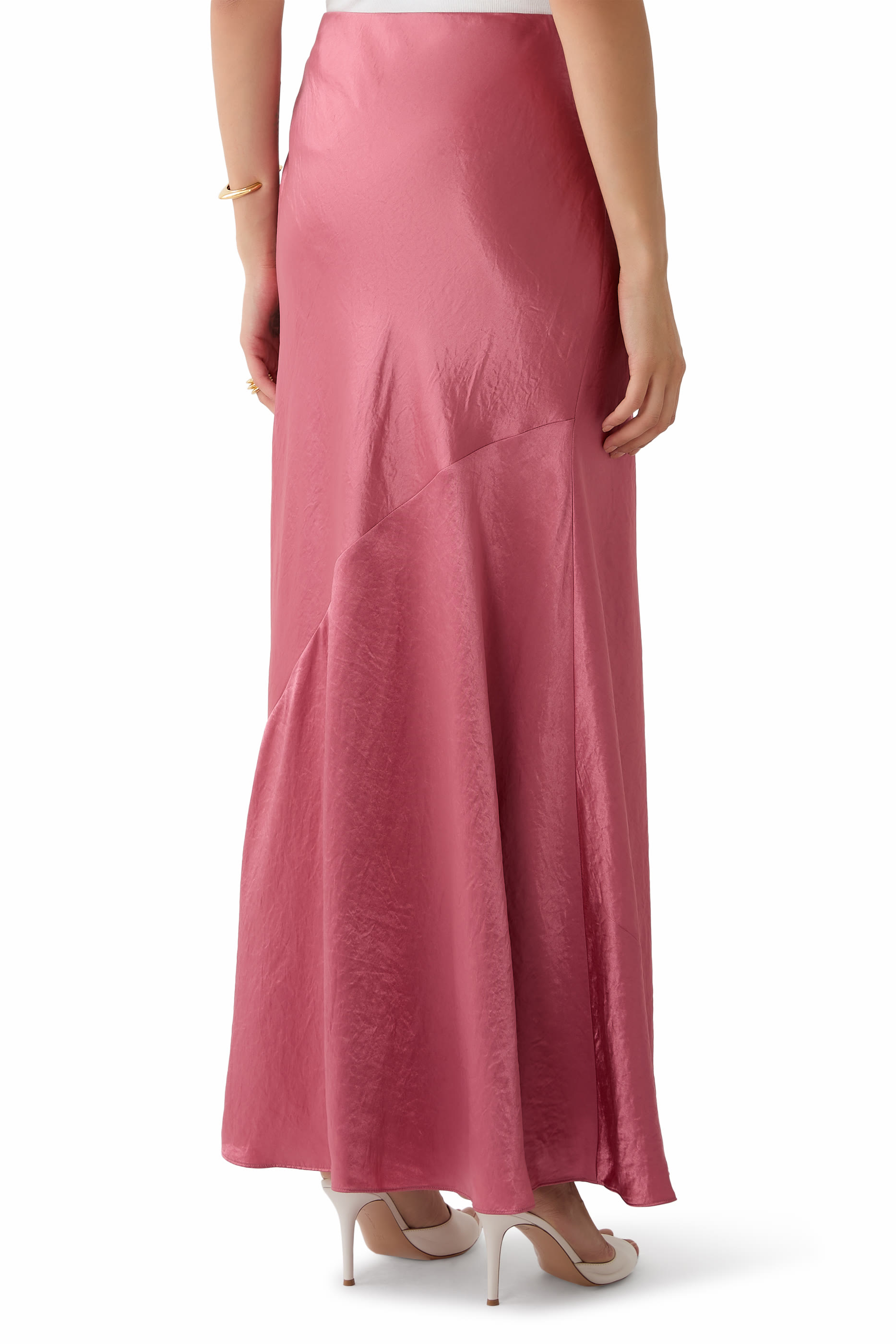 Satin Maxi Skirt