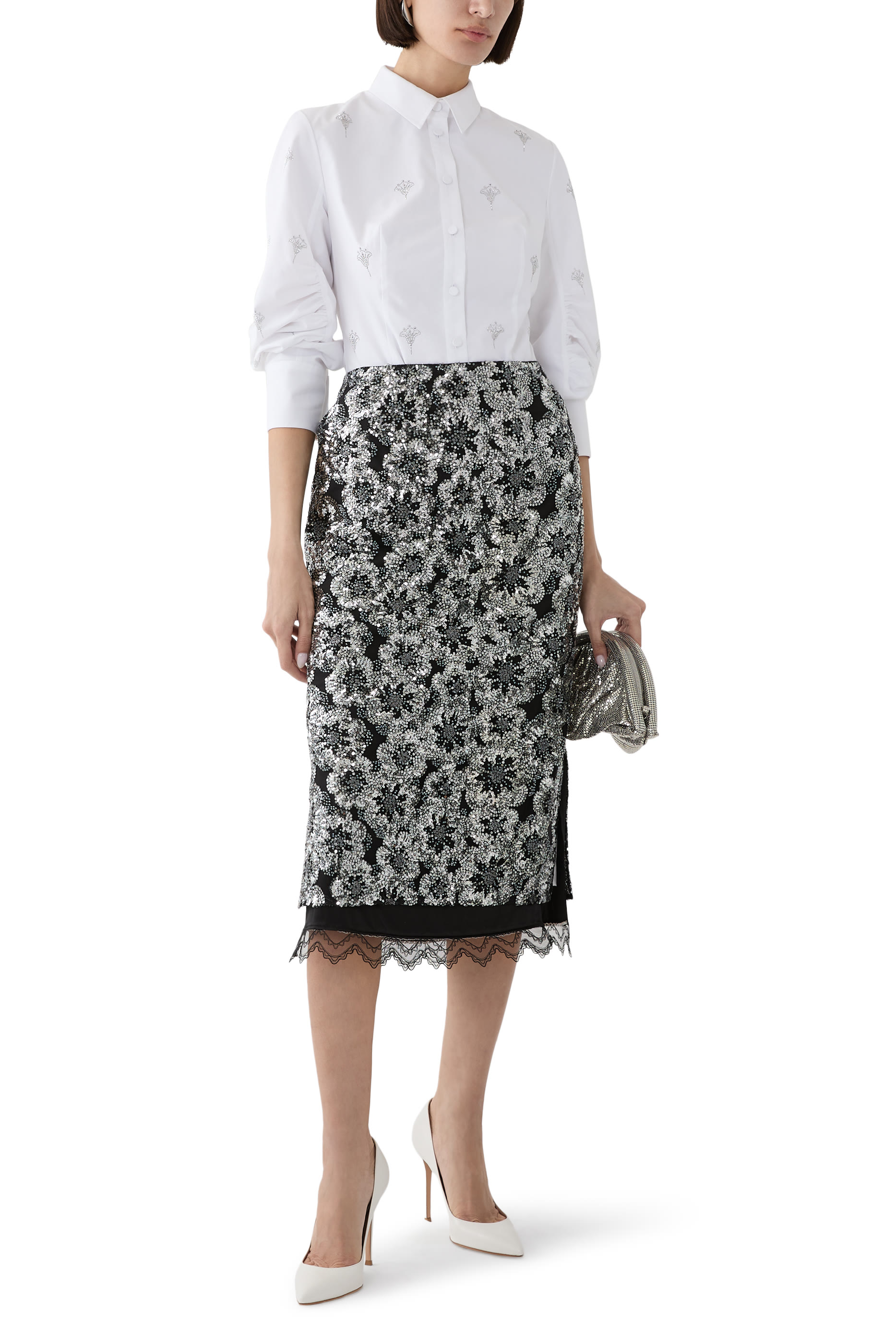 Leja Skirt Embroidered Sequins