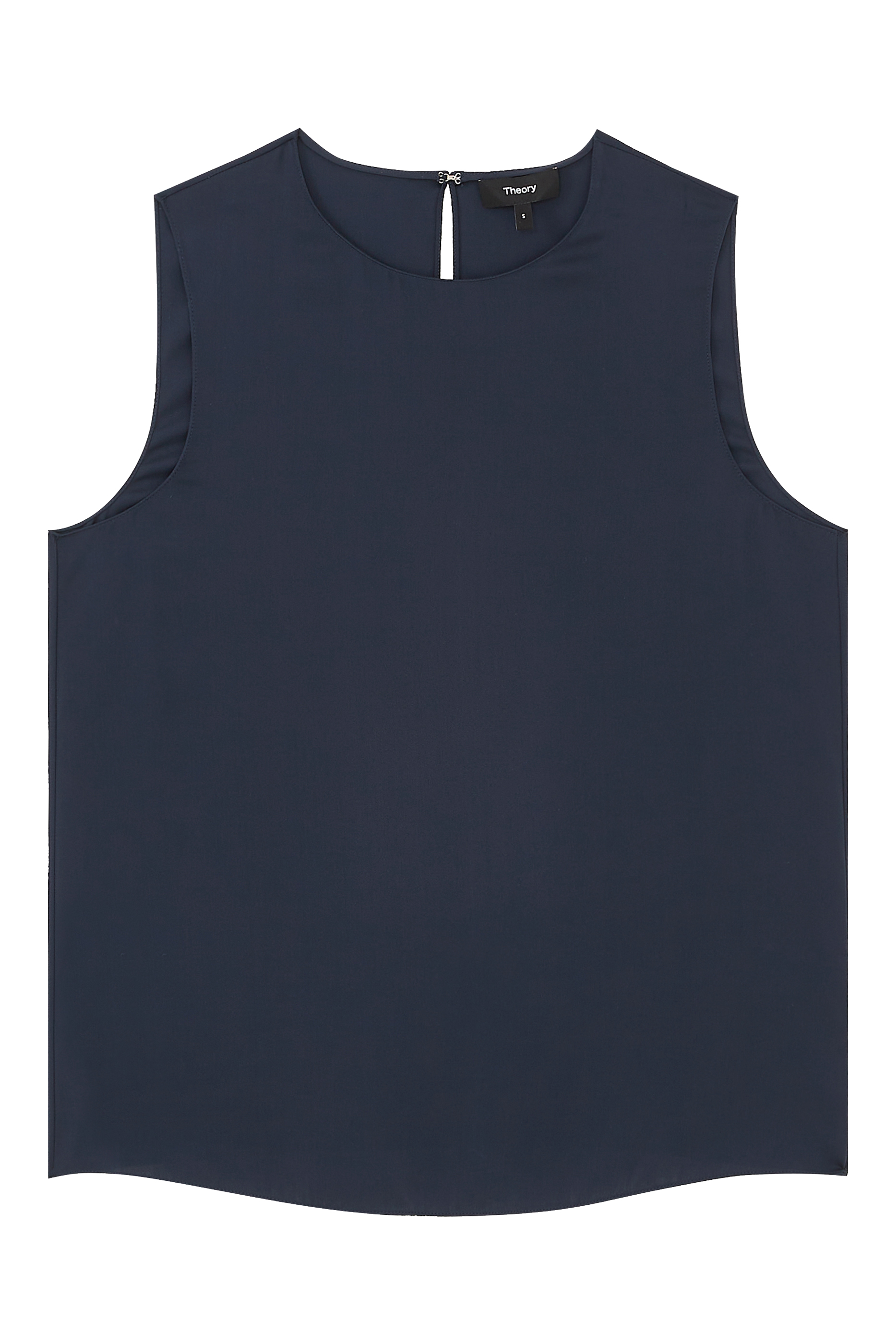 Shell Top in Silk Georgette