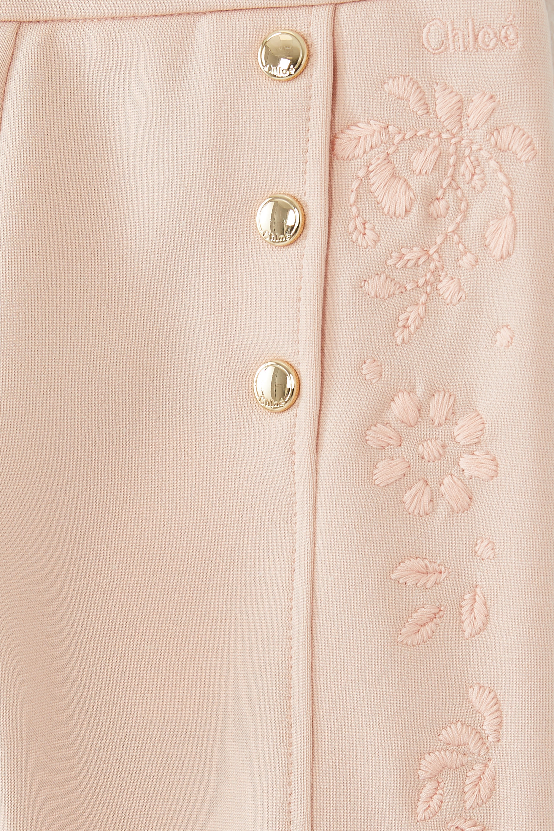 Kids Floral Embroidered Sweatpants