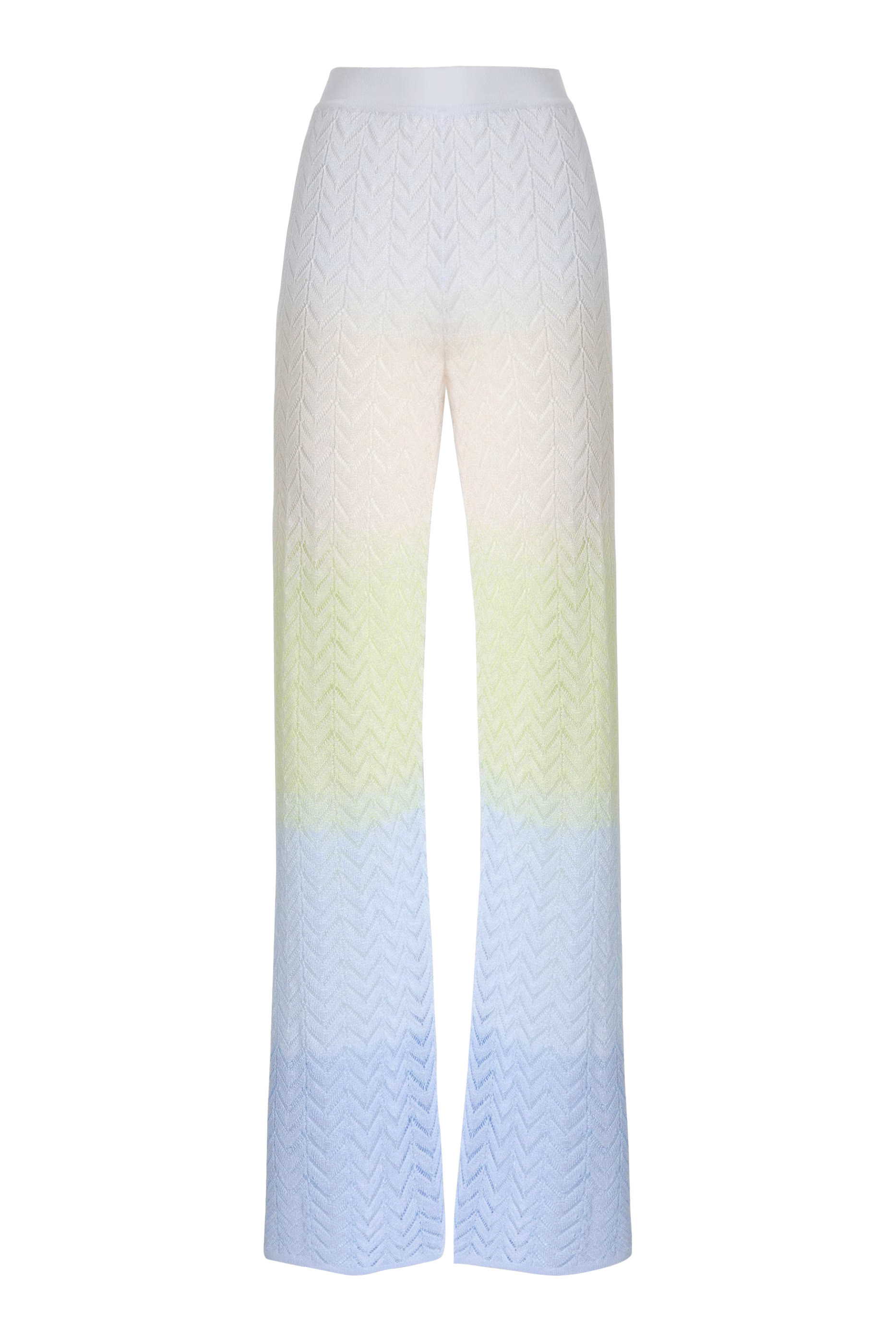 Chevron Lace Degrade' Wide Leg Pants