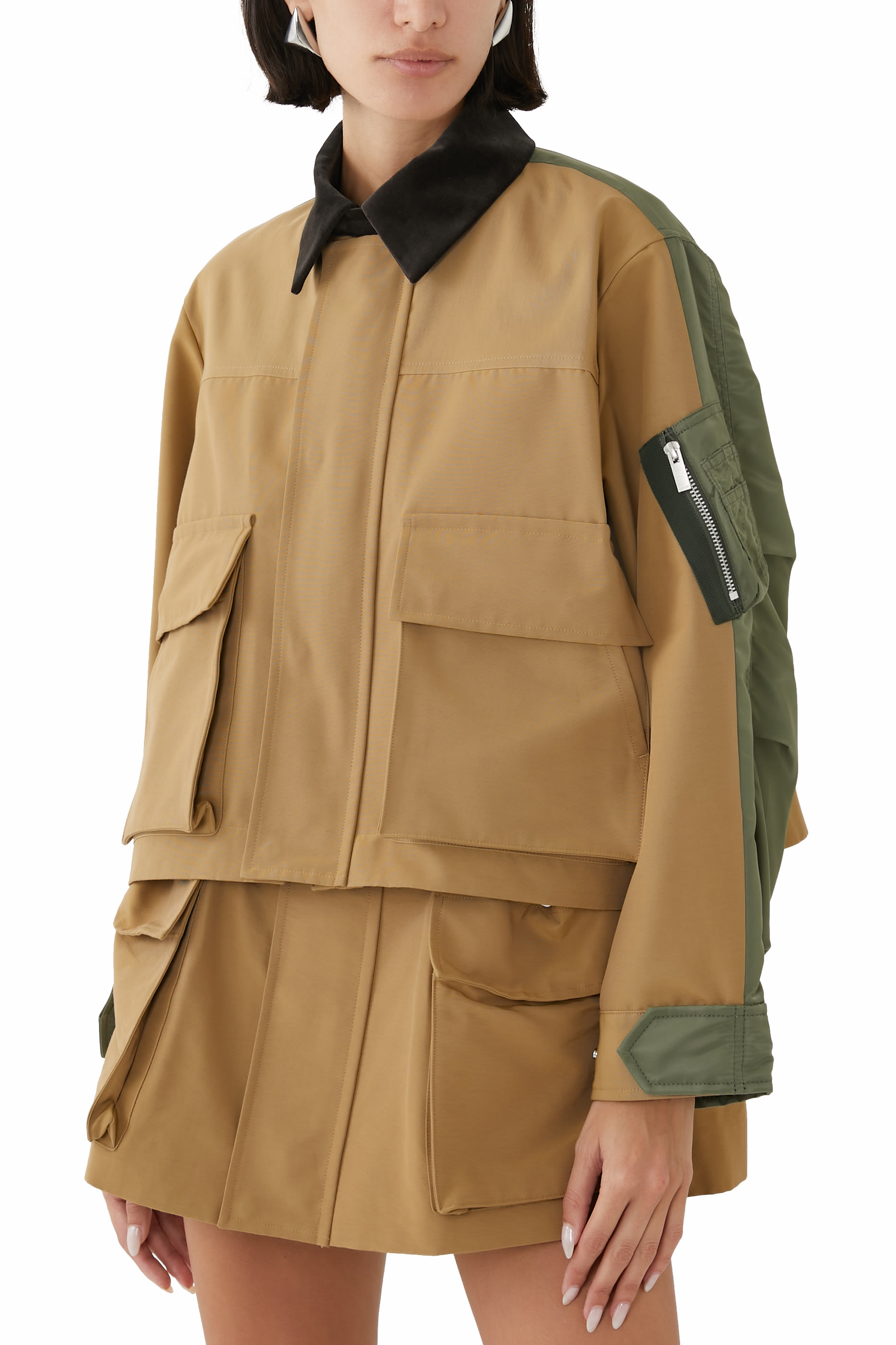 Grosgrain x Nylon Twill Blouson