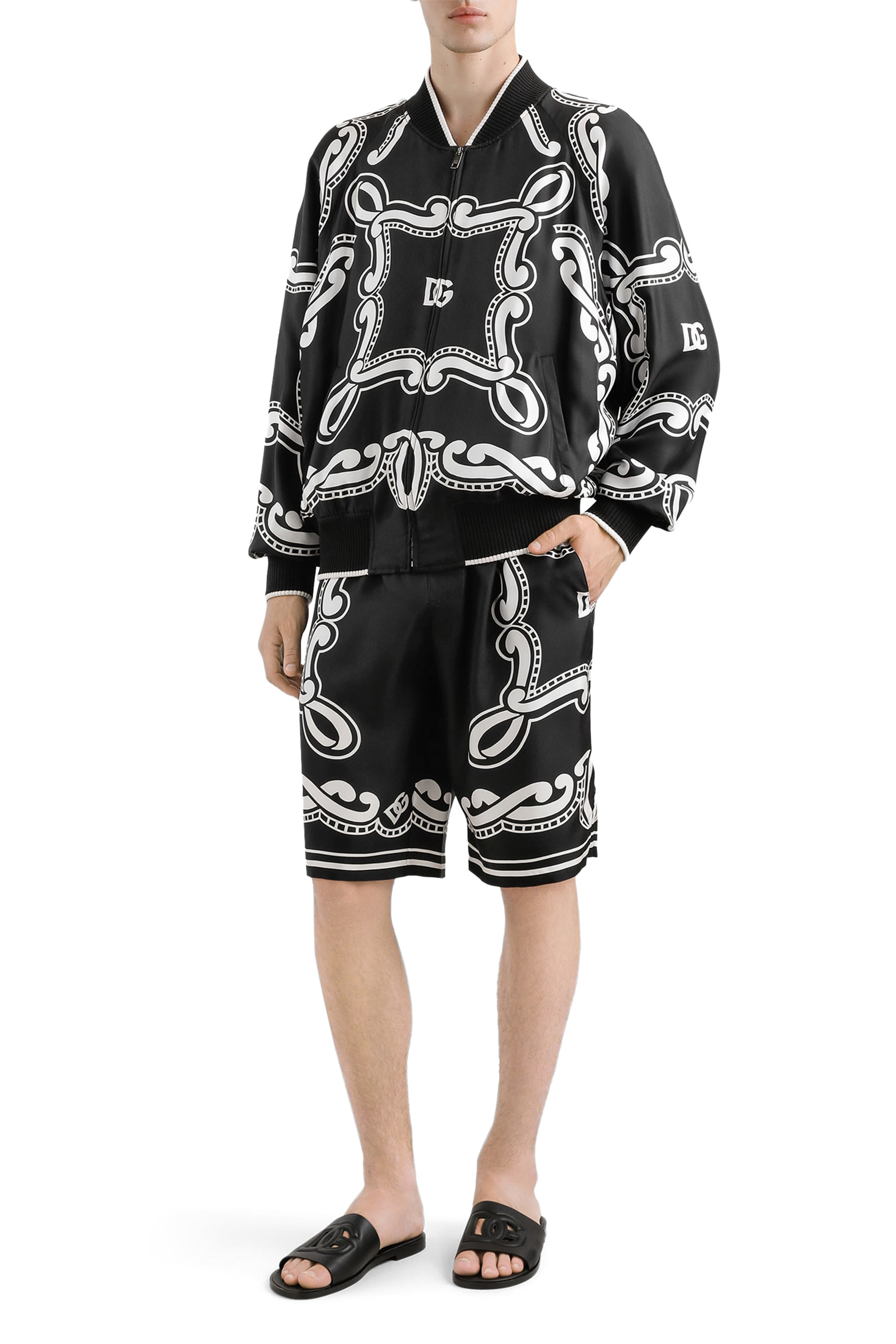 Bandanna Print Silk Shirt