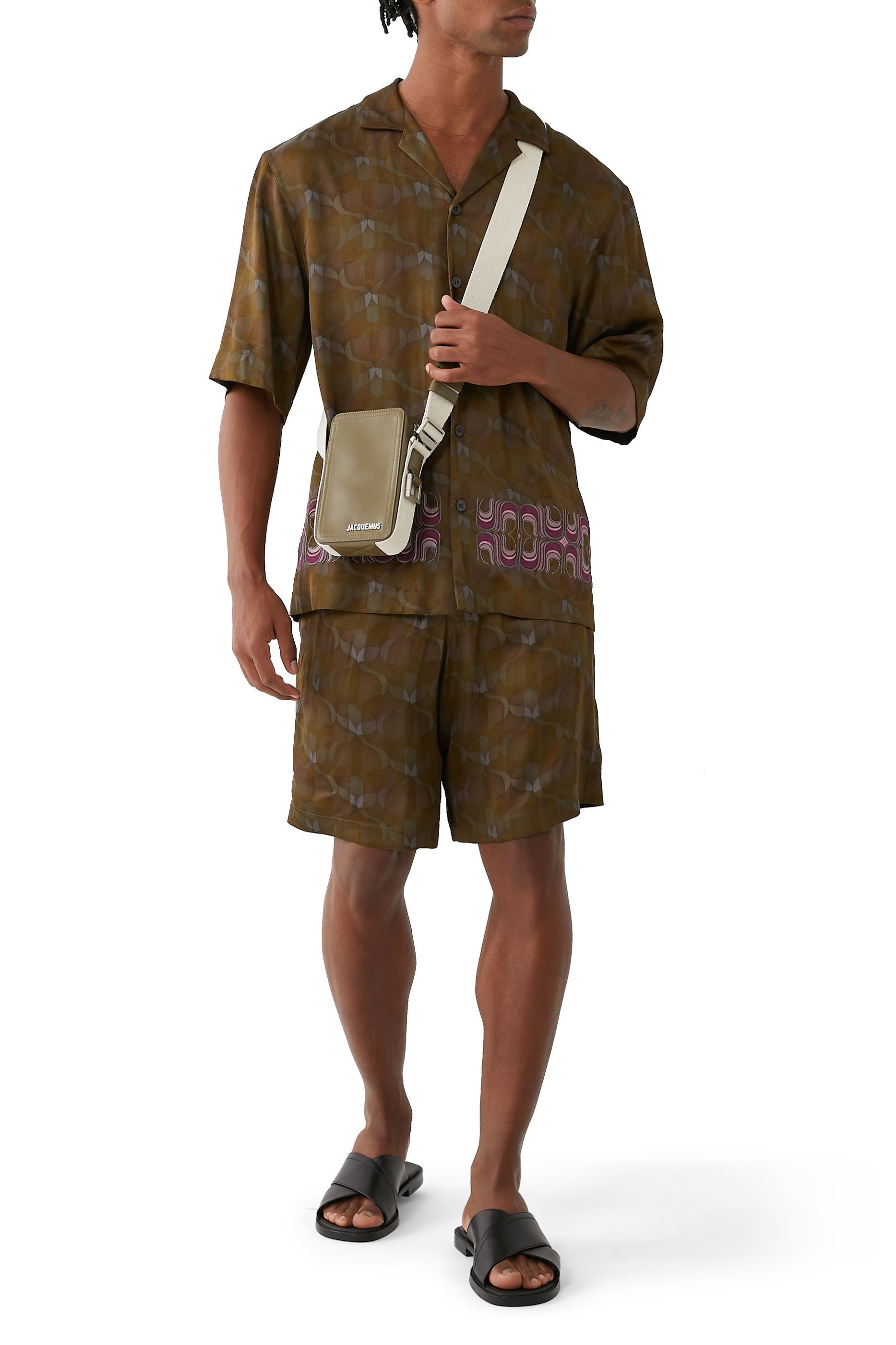 Loose Patterned Shorts