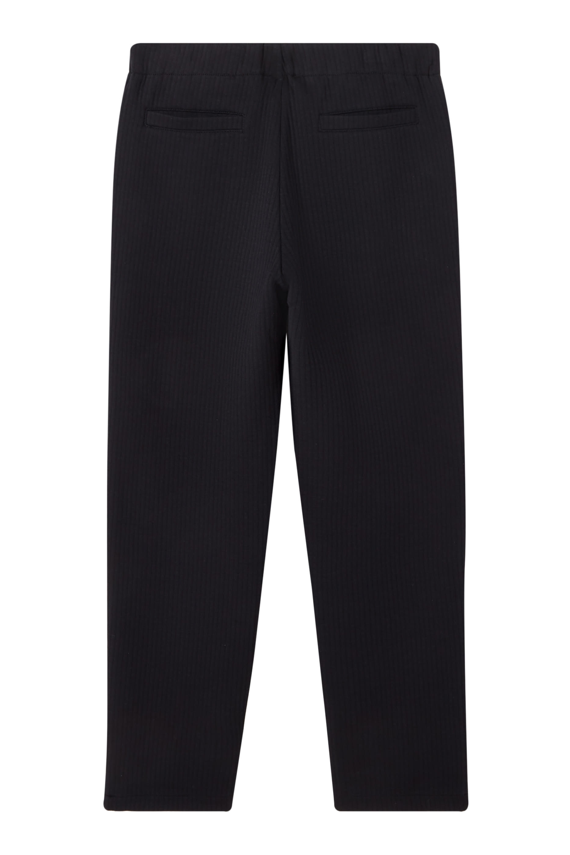 Kids Quilted Loose-Fit Jersey Trousers