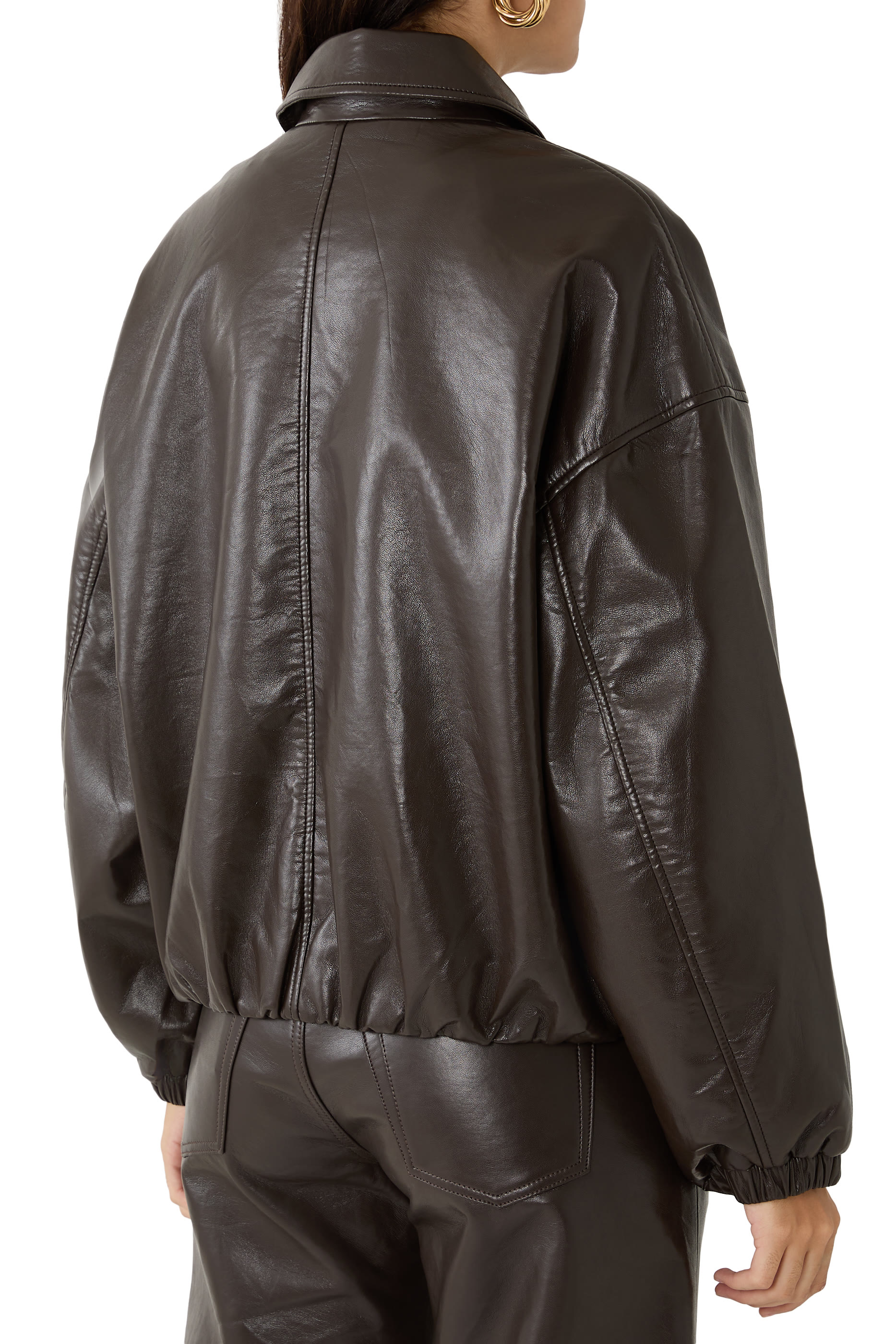 Bubble Hem Bomber Jacket