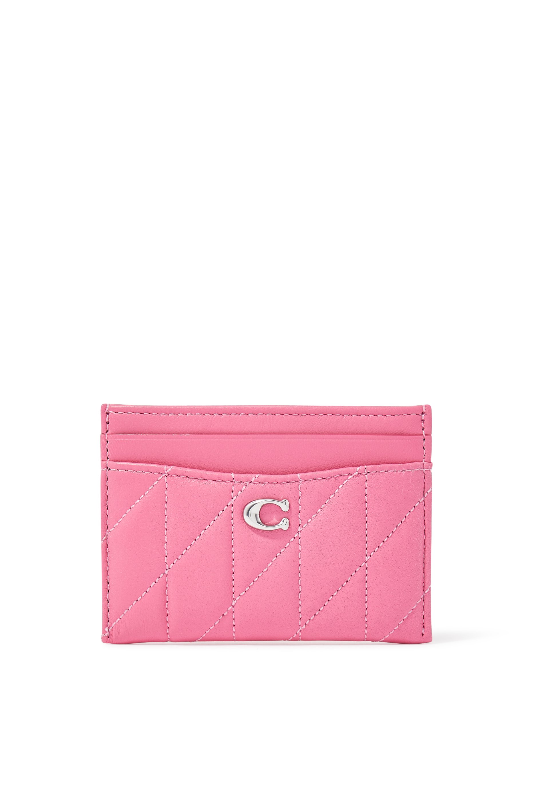 Essential Card Case With Pillow Quilting